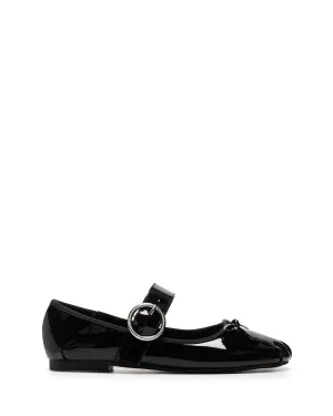 Escarpin Ballet Mesmerize Noir Verni