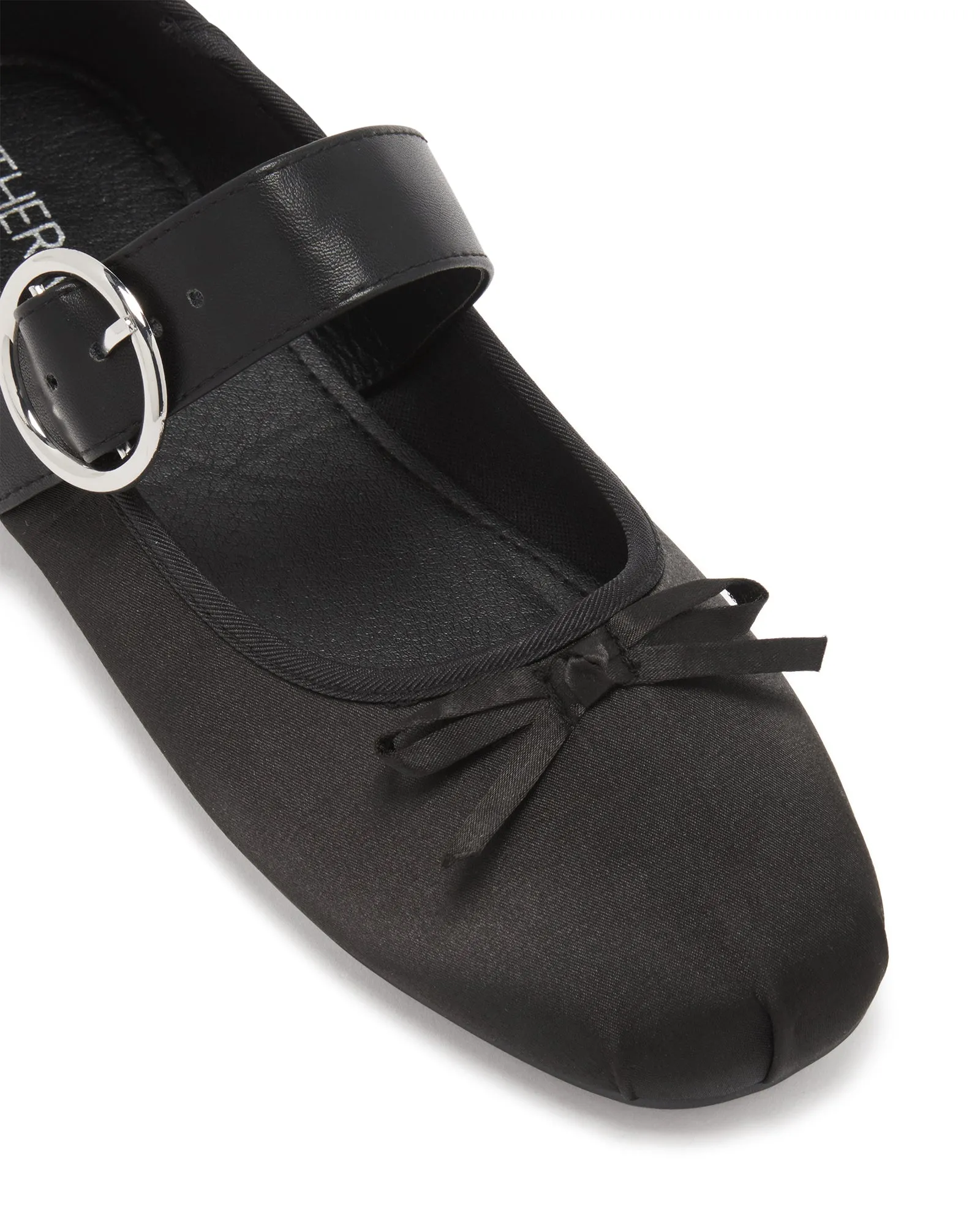 Ballerine Mesmerize Noir Satin