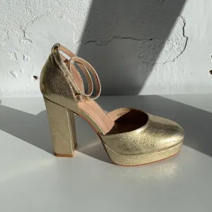 Mollini Ambition Old Gold - DERNIÈRE PAIRE taille 42 Chaussures_Mollini