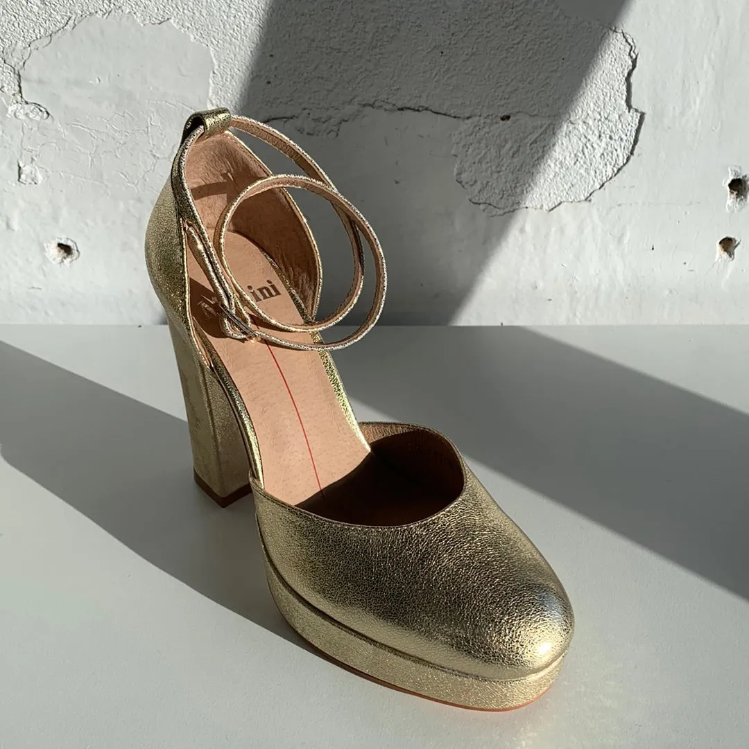 Mollini Ambition Old Gold - DERNIÈRE PAIRE taille 42 Chaussures_Mollini