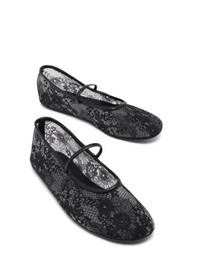 Monamour Ballerine Dentelle Noire