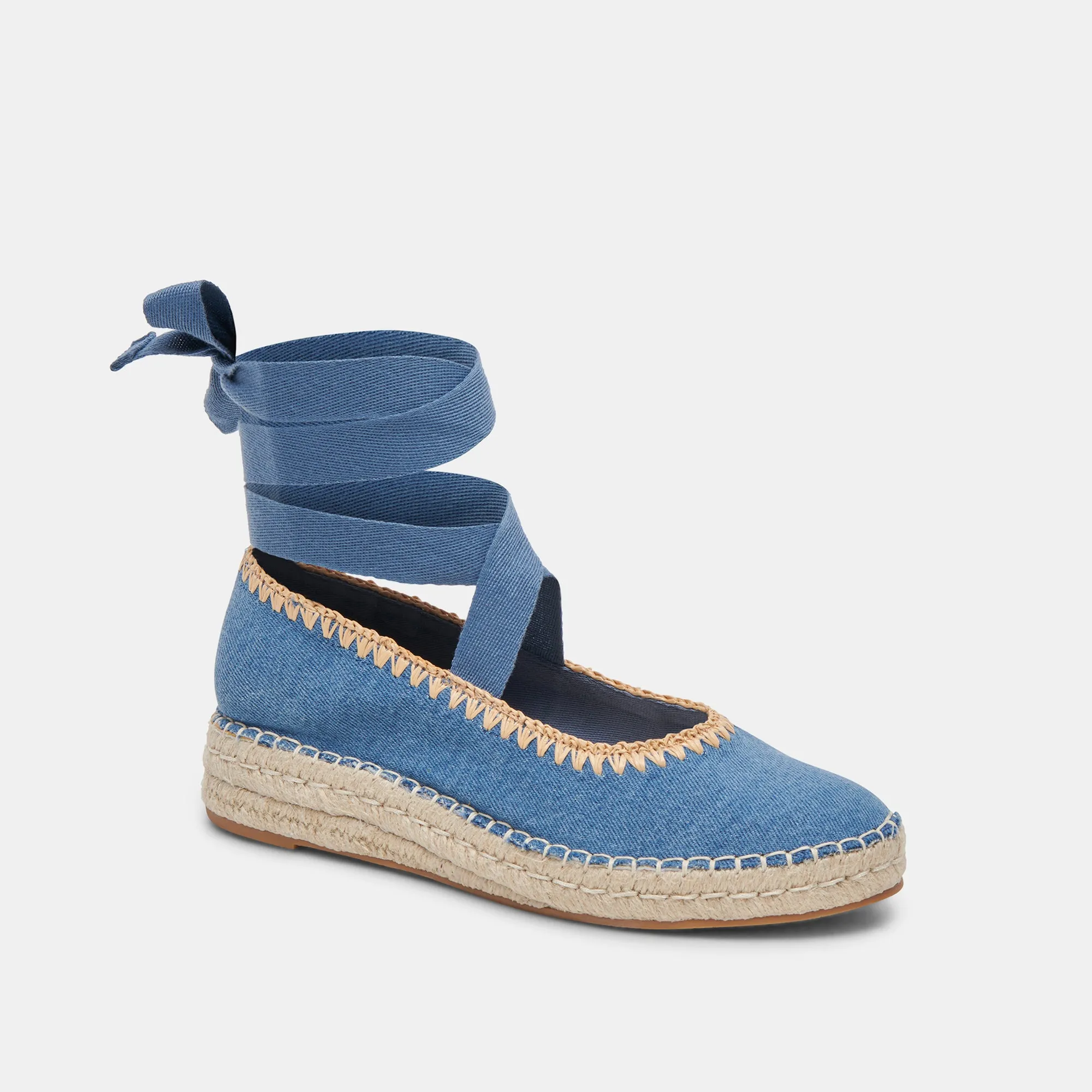 MORGAN FLATS JEAN BLEU