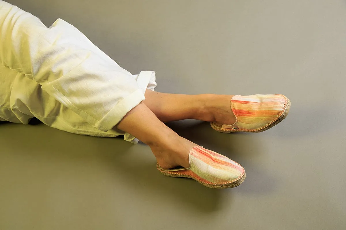 Mes Espadrilles Vegan Slide Dawn de My Mule | Orange
