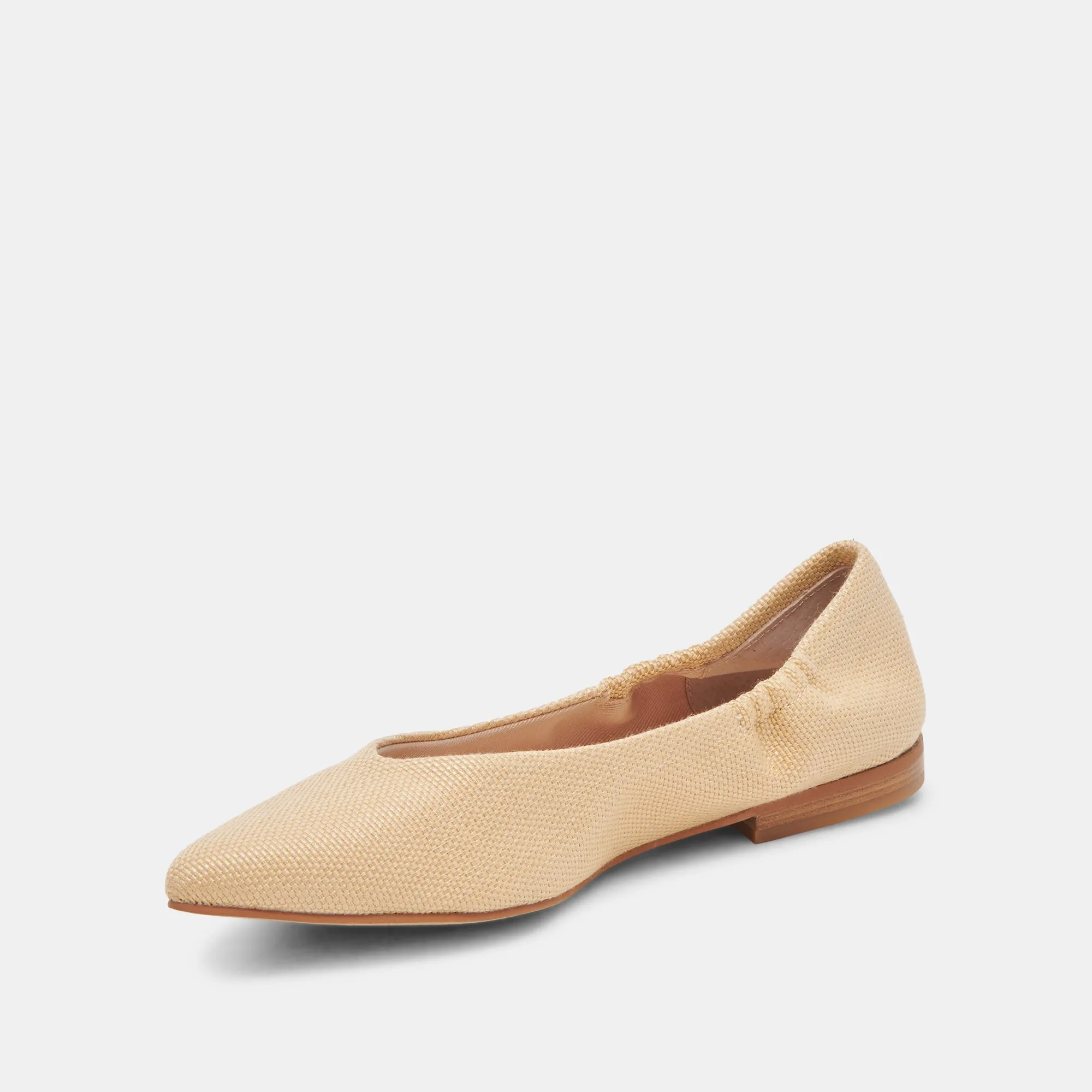 NADAV BALLET FLATS LT RAFFIA NATUREL
