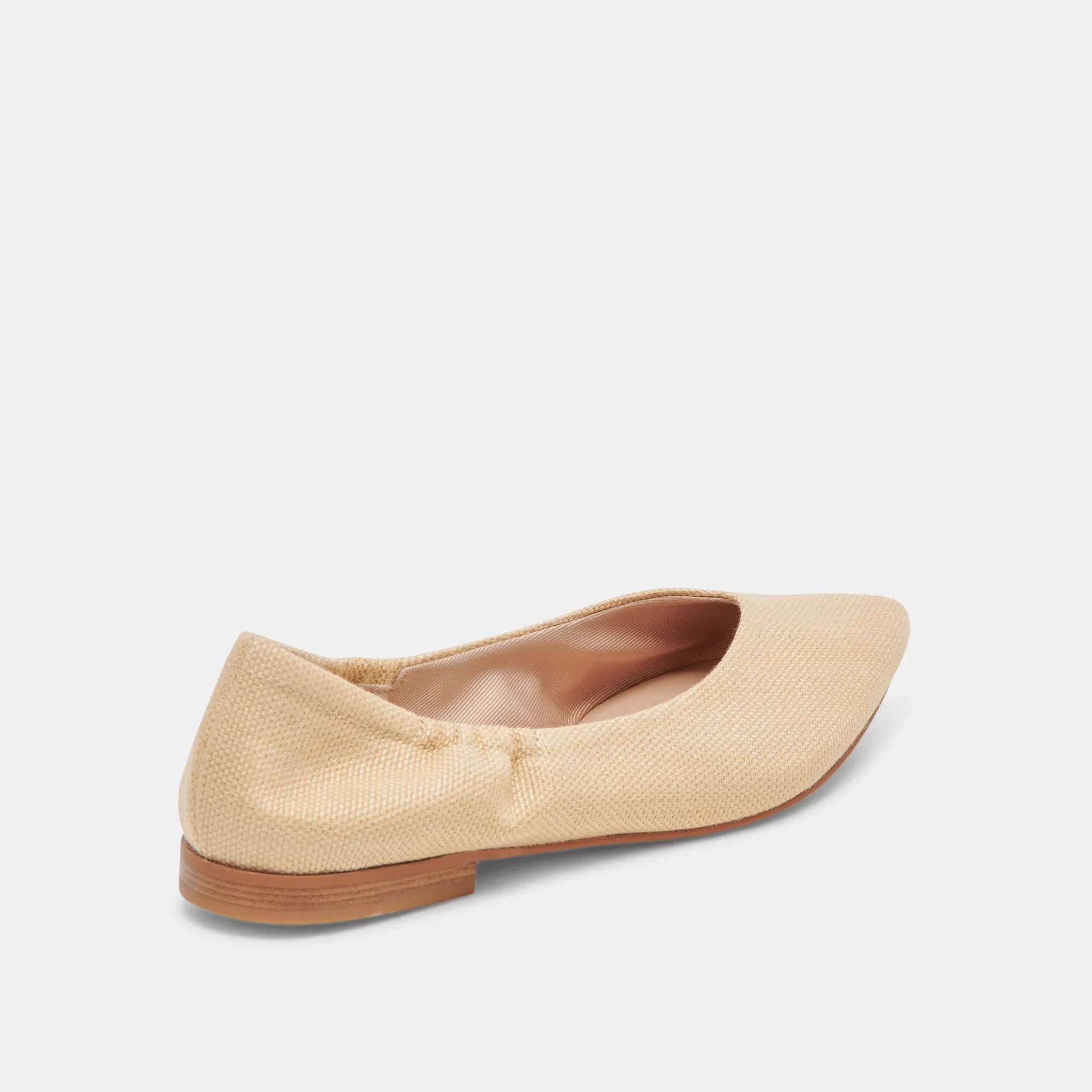 NADAV BALLET FLATS LT RAFFIA NATUREL