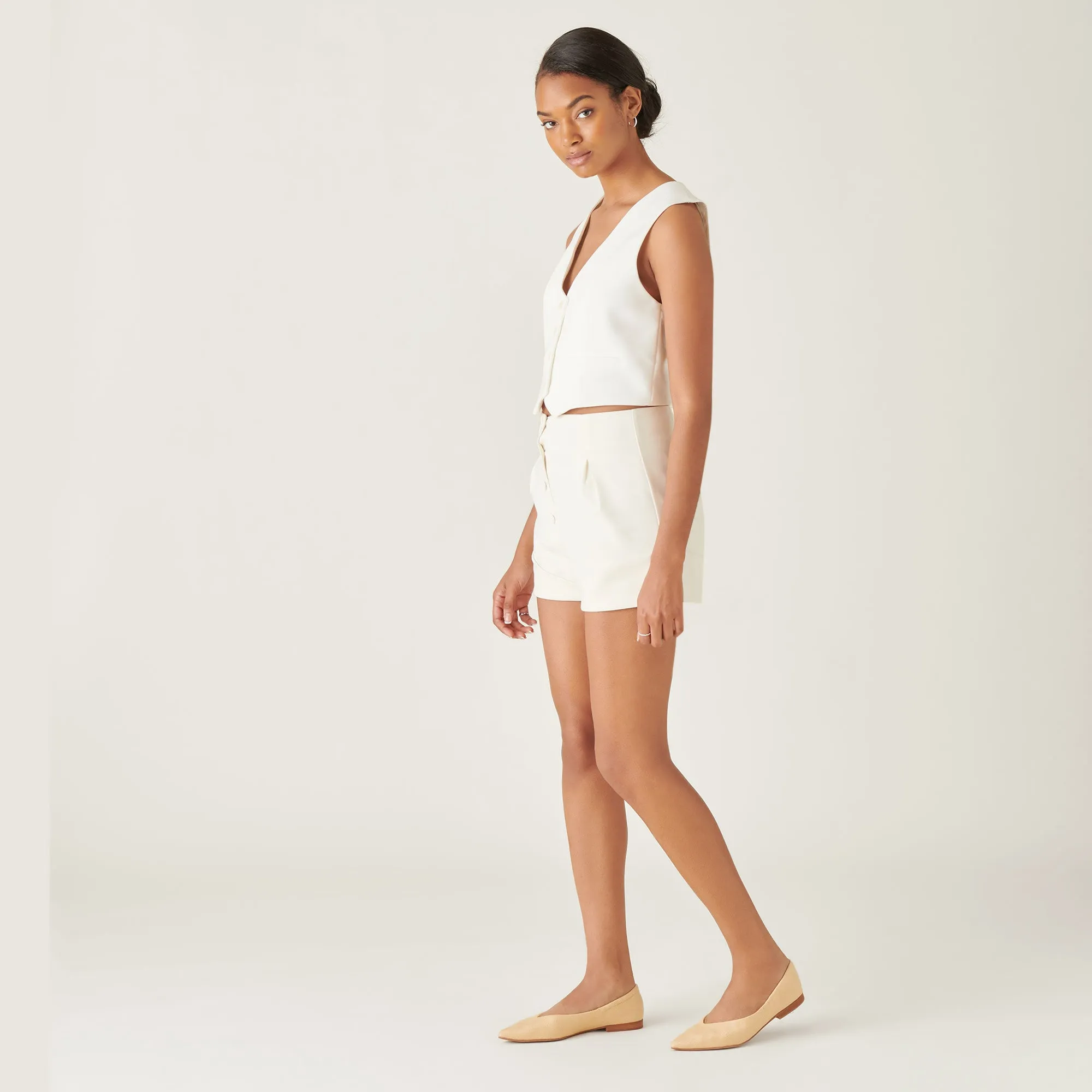 NADAV BALLET FLATS LT RAFFIA NATUREL