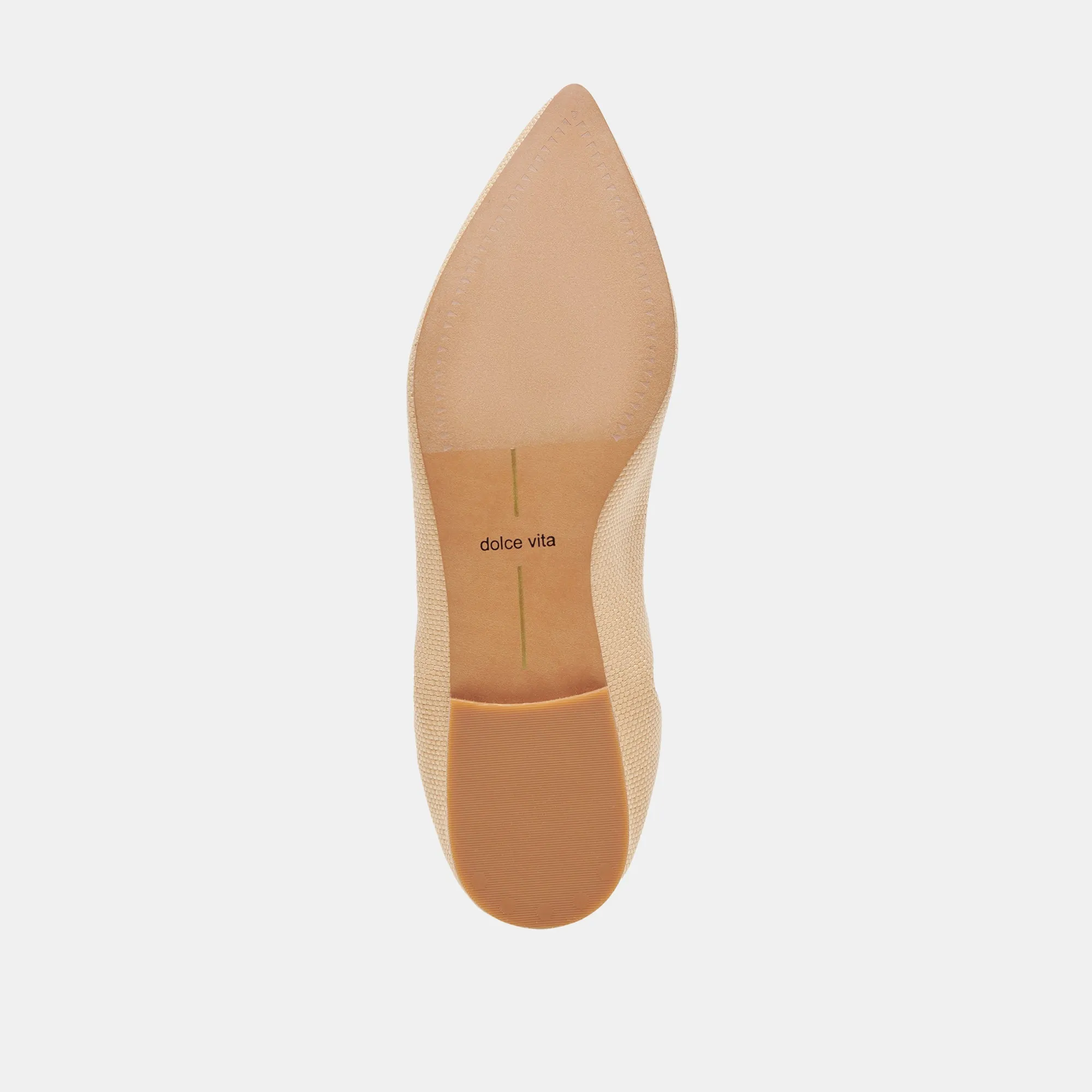 NADAV BALLET FLATS LT RAFFIA NATUREL