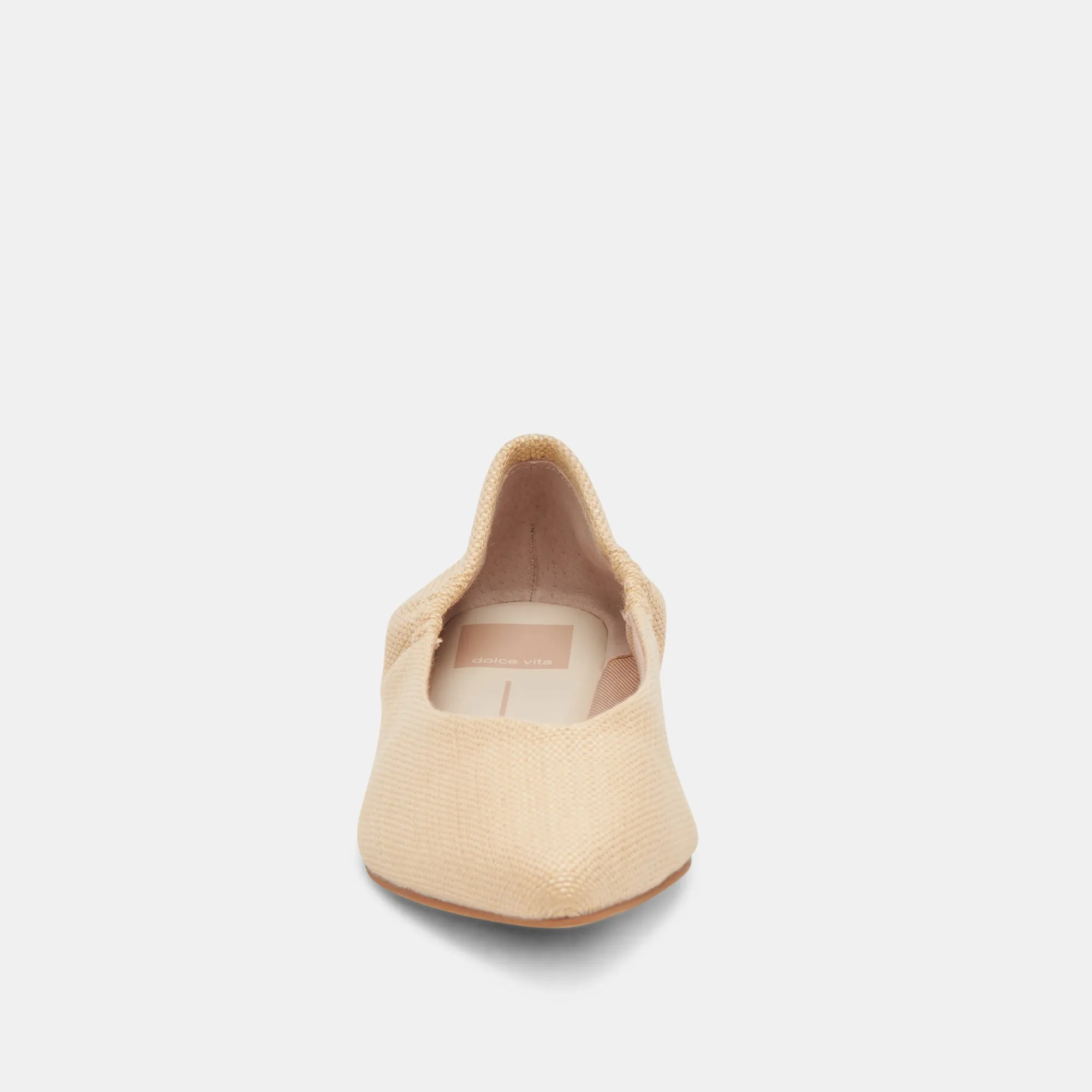 NADAV BALLET FLATS LT RAFFIA NATUREL