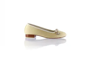 Noemi 20mm Ballet - Velours côtelé crème