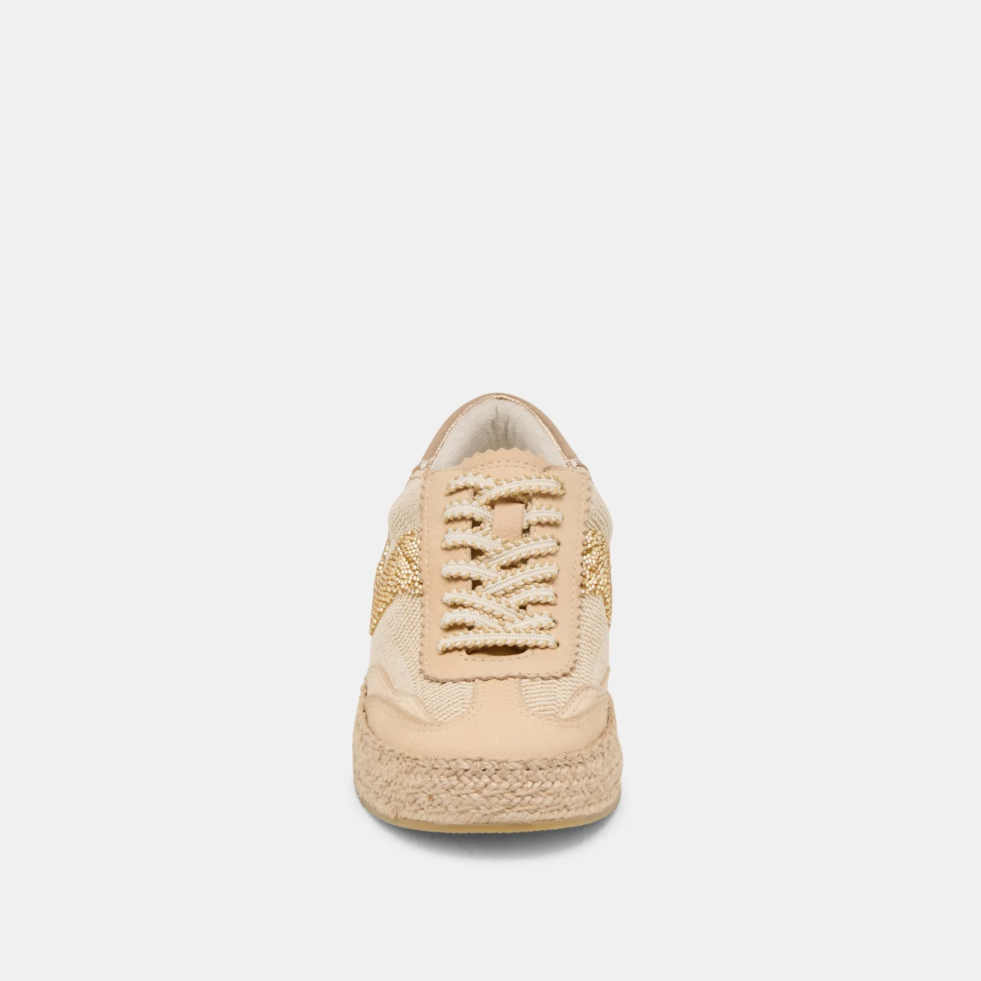 AVIS ESPADRILLES BASKETS PERLÉES DORÉ MULTICOLORE TOILE DE JUTE