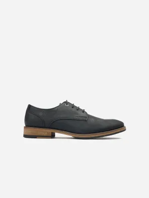 Chaussures Derby en Simili-Cuir Vegan pour Homme Oatmeal 2 | Noir