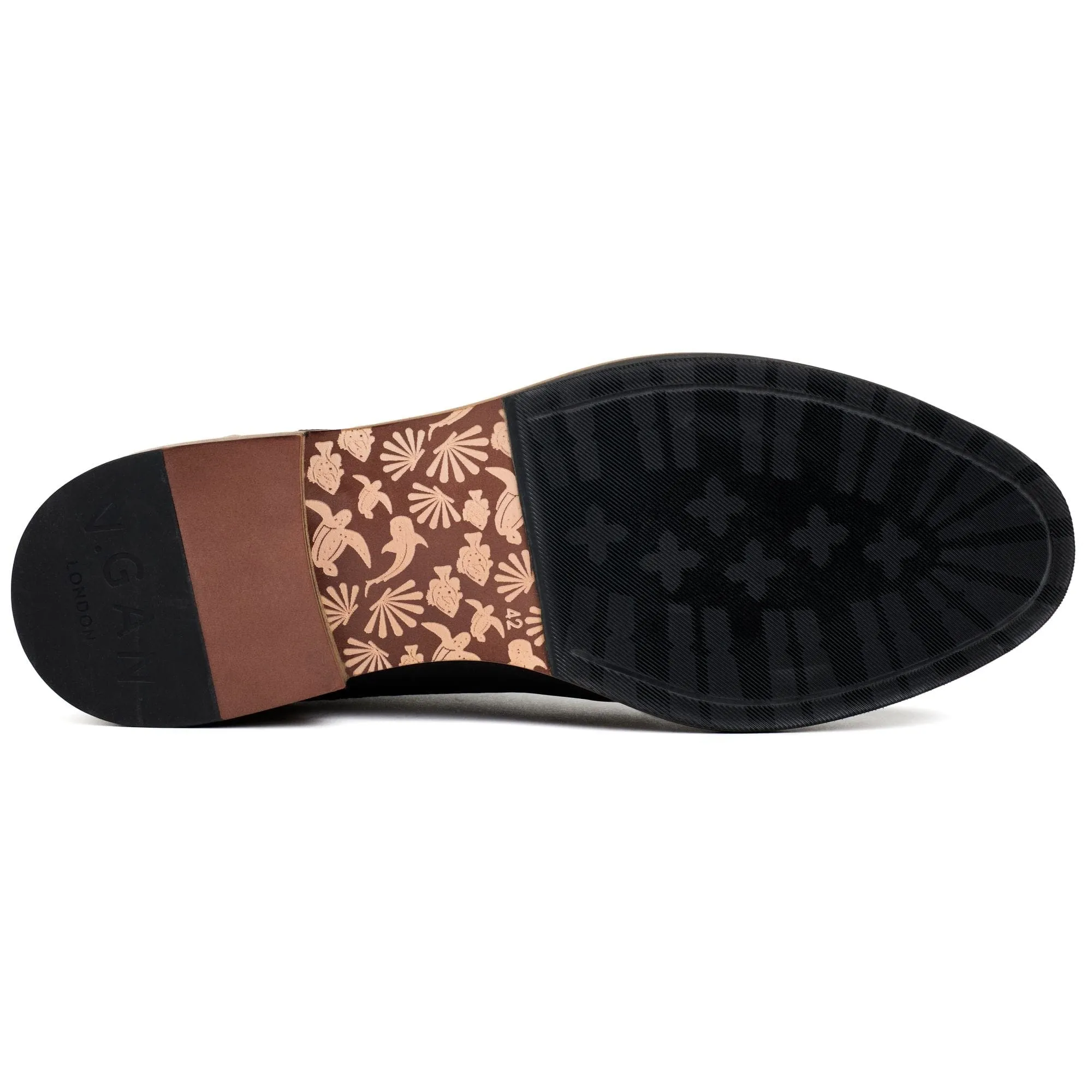 Chaussures Derby en Cuir Végan pour Homme Oatmeal 2 | Marron