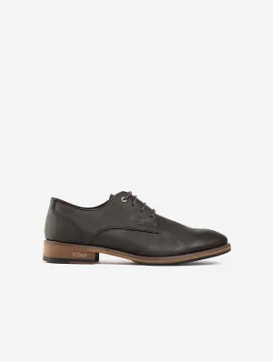 Chaussures Derby en Cuir Végan pour Homme Oatmeal 2 | Marron