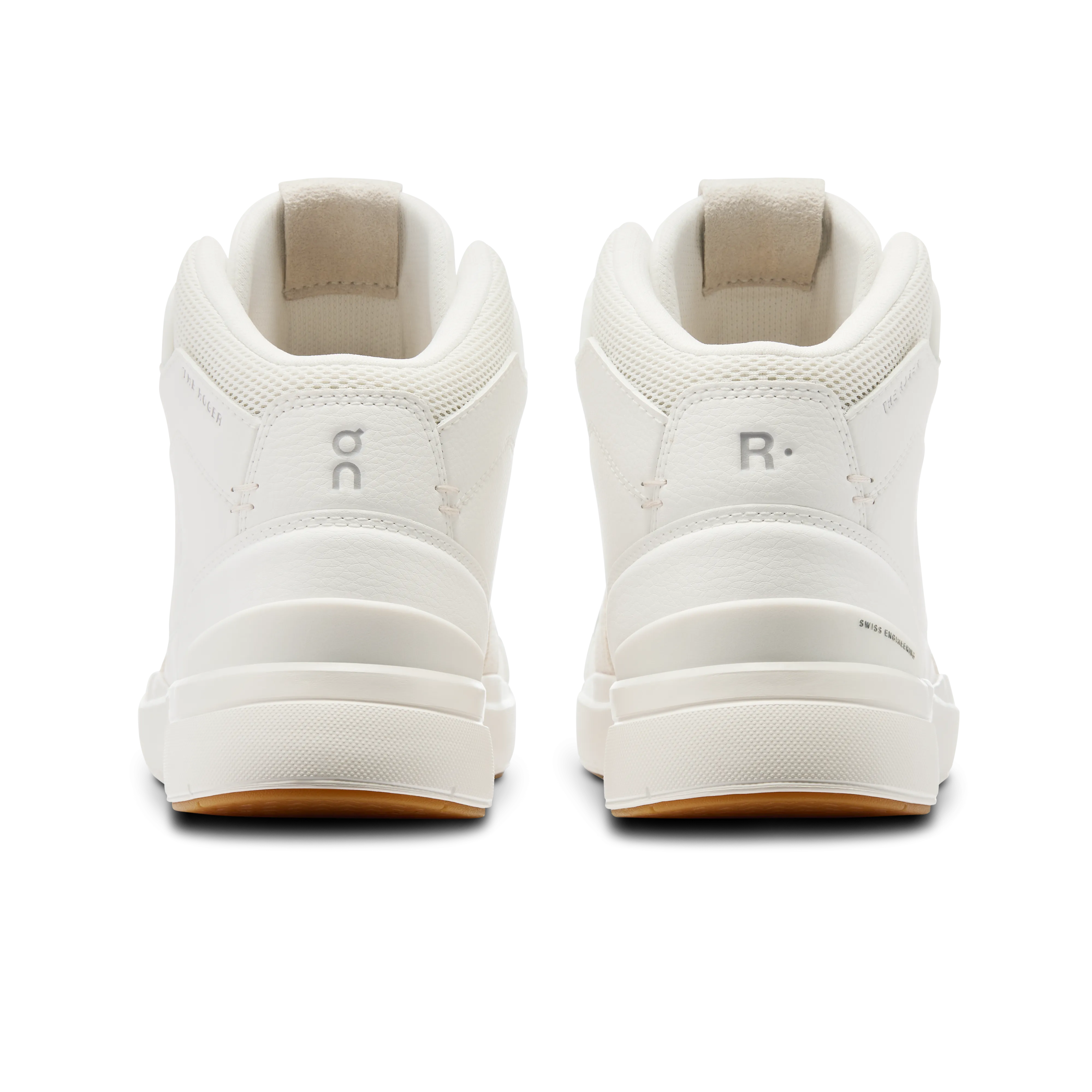 On Running Femme The Roger Clubhouse Mid Chaussures - Blanc / Sable