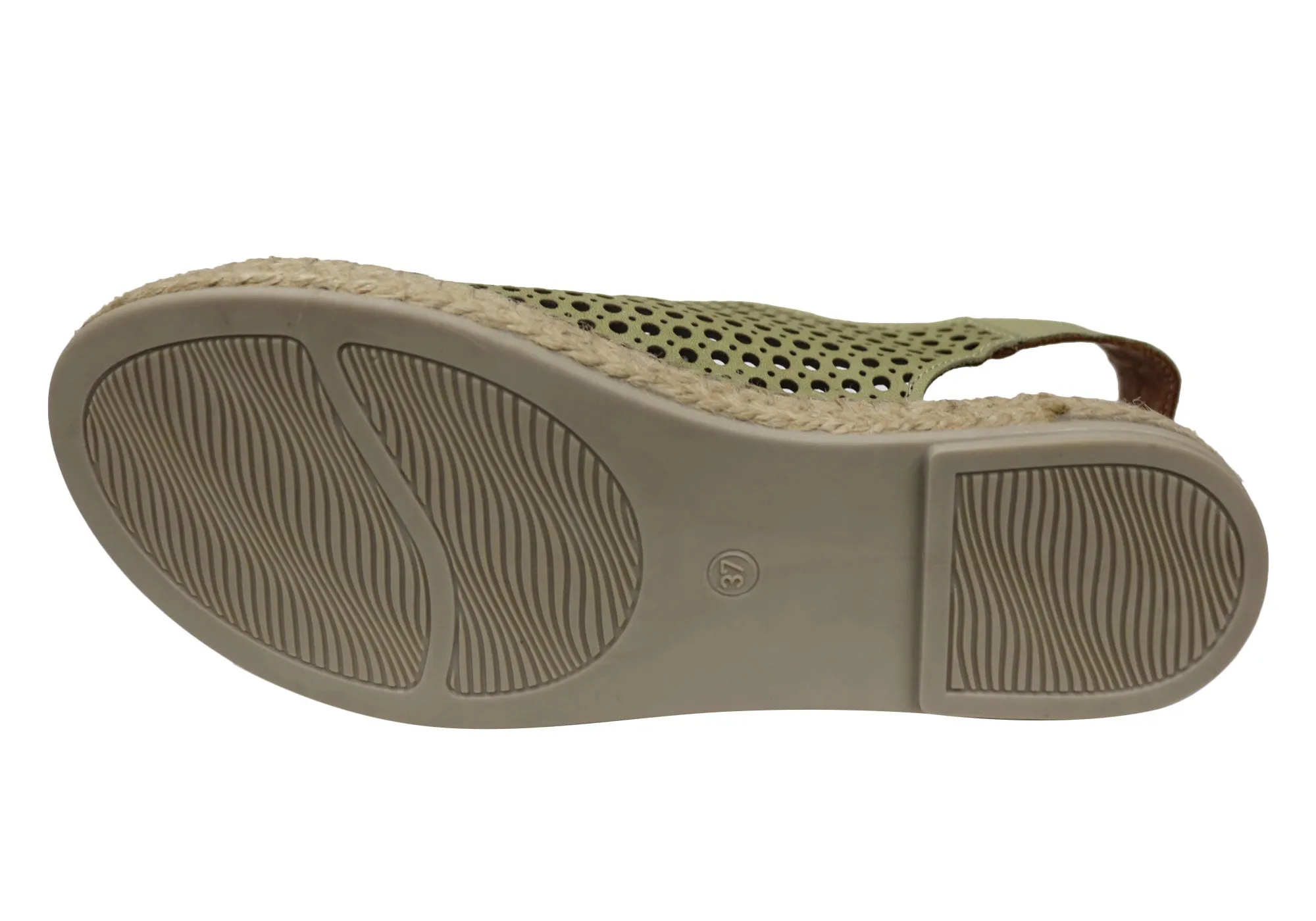 Sandales Espadrilles Confortables en Cuir Européen pour Femmes Orizonte Cove - Chaussures Orizonte