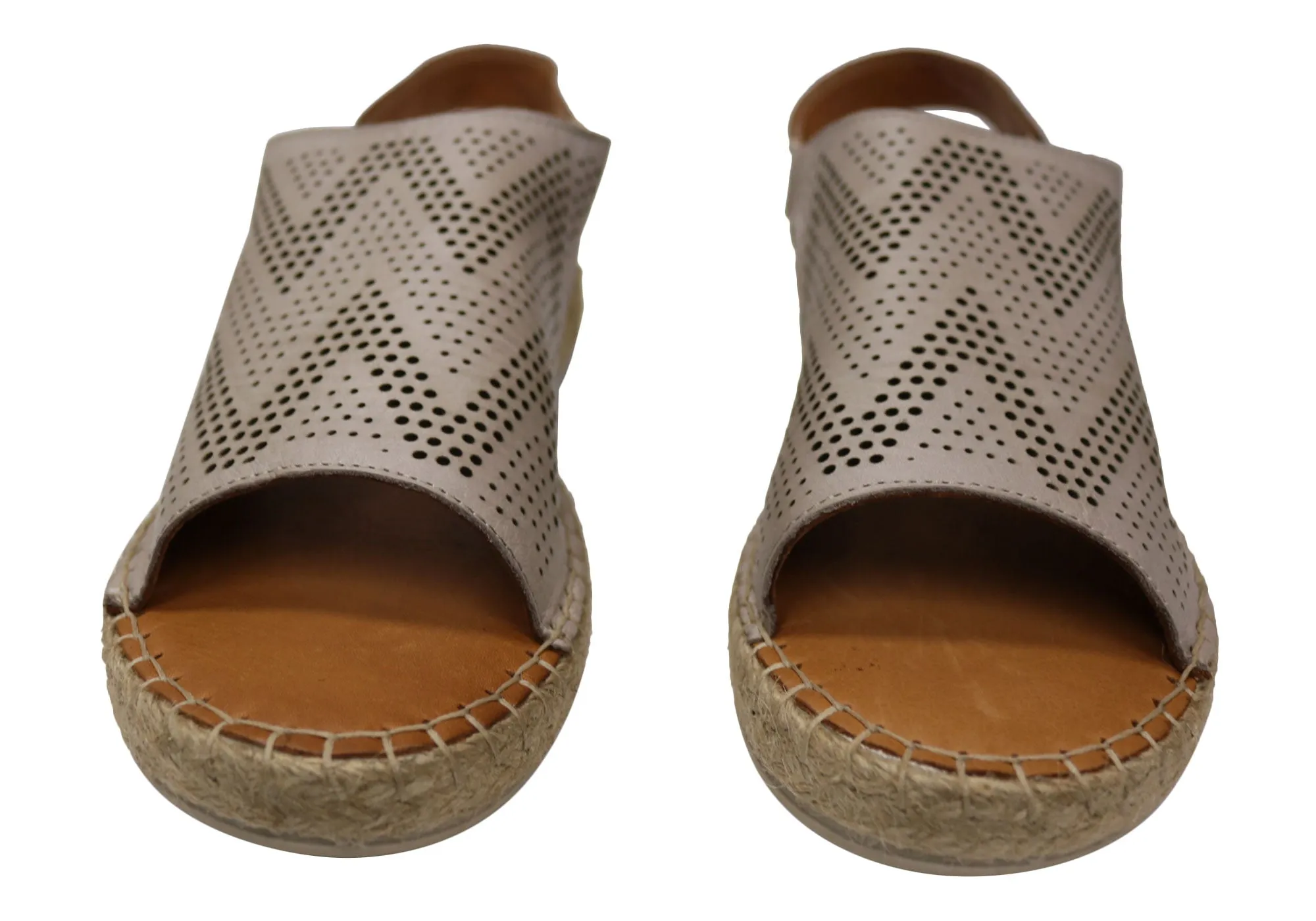 Orizonte Katrina Sandales Espadrilles Confort en Cuir Européen pour Femme Orizonte Chaussures