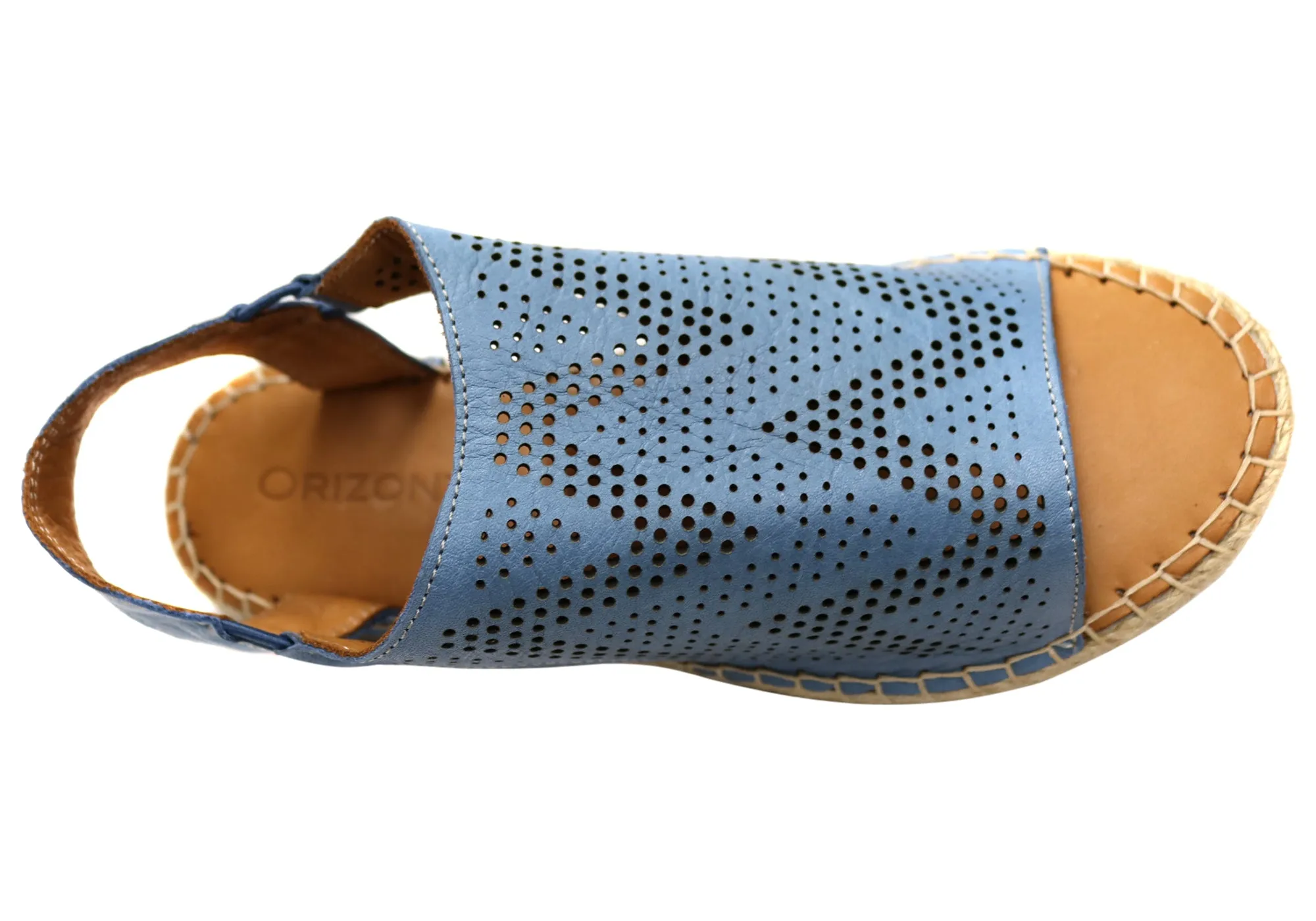 Orizonte Katrina Sandales Espadrilles Confort en Cuir Européen pour Femme Orizonte Chaussures