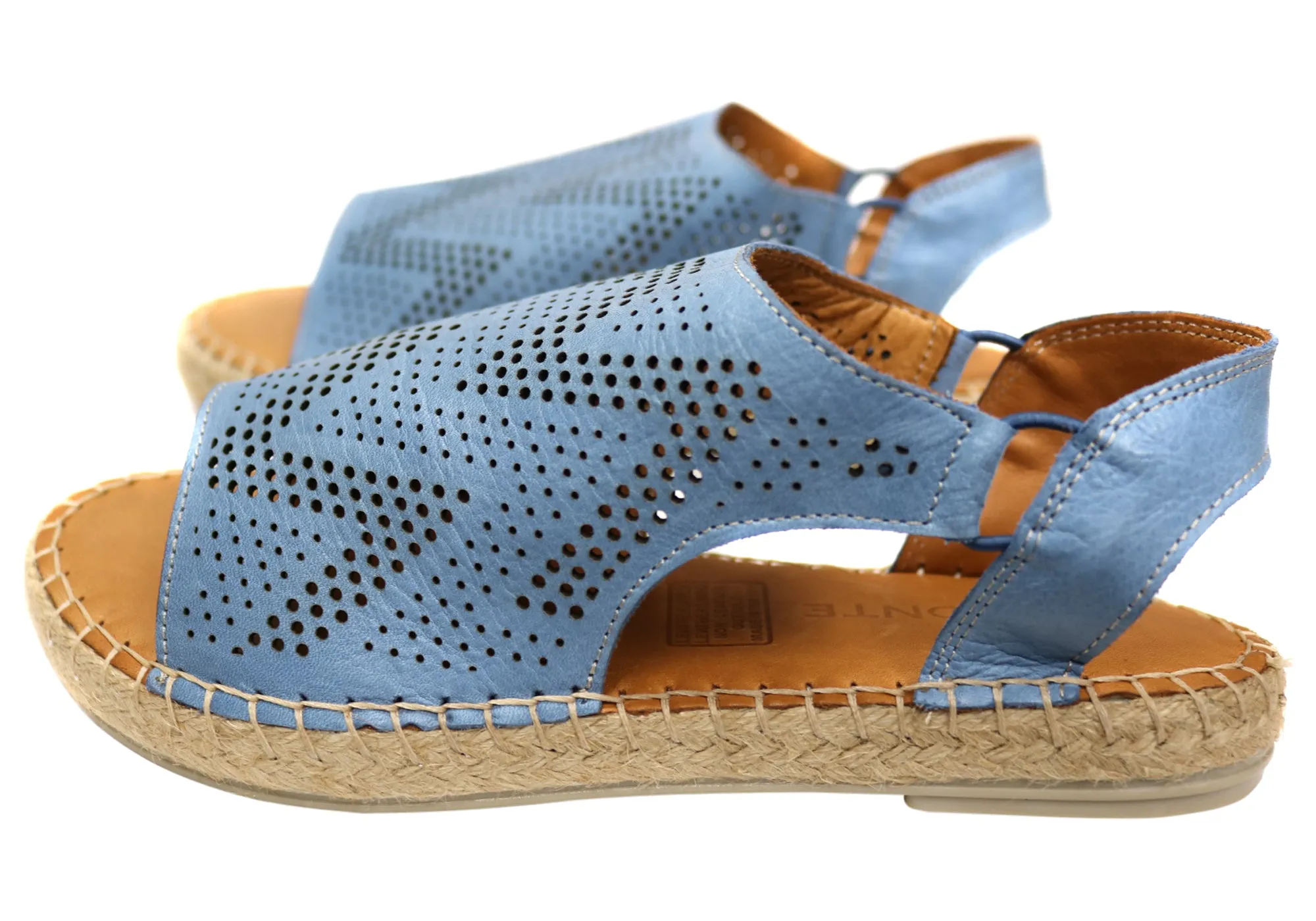 Orizonte Katrina Sandales Espadrilles Confort en Cuir Européen pour Femme Orizonte Chaussures