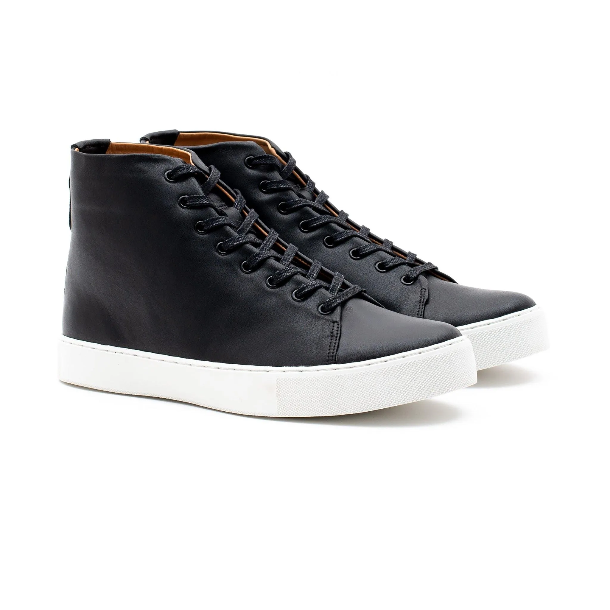 Overstone Hi Derby - Veau Noir