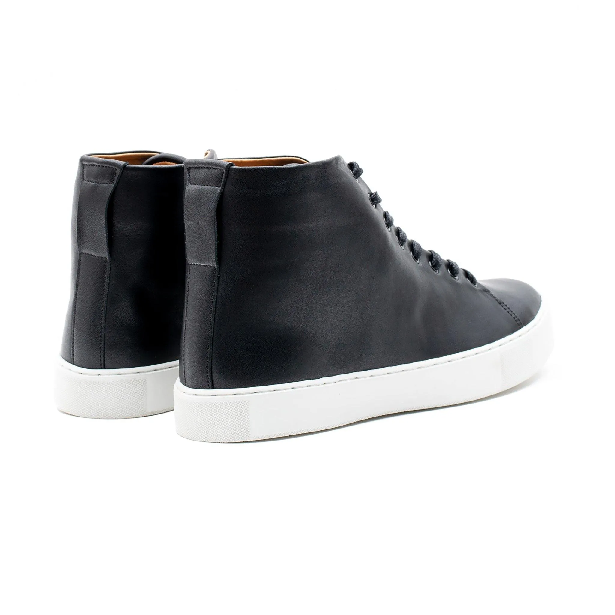 Overstone Hi Derby - Veau Noir