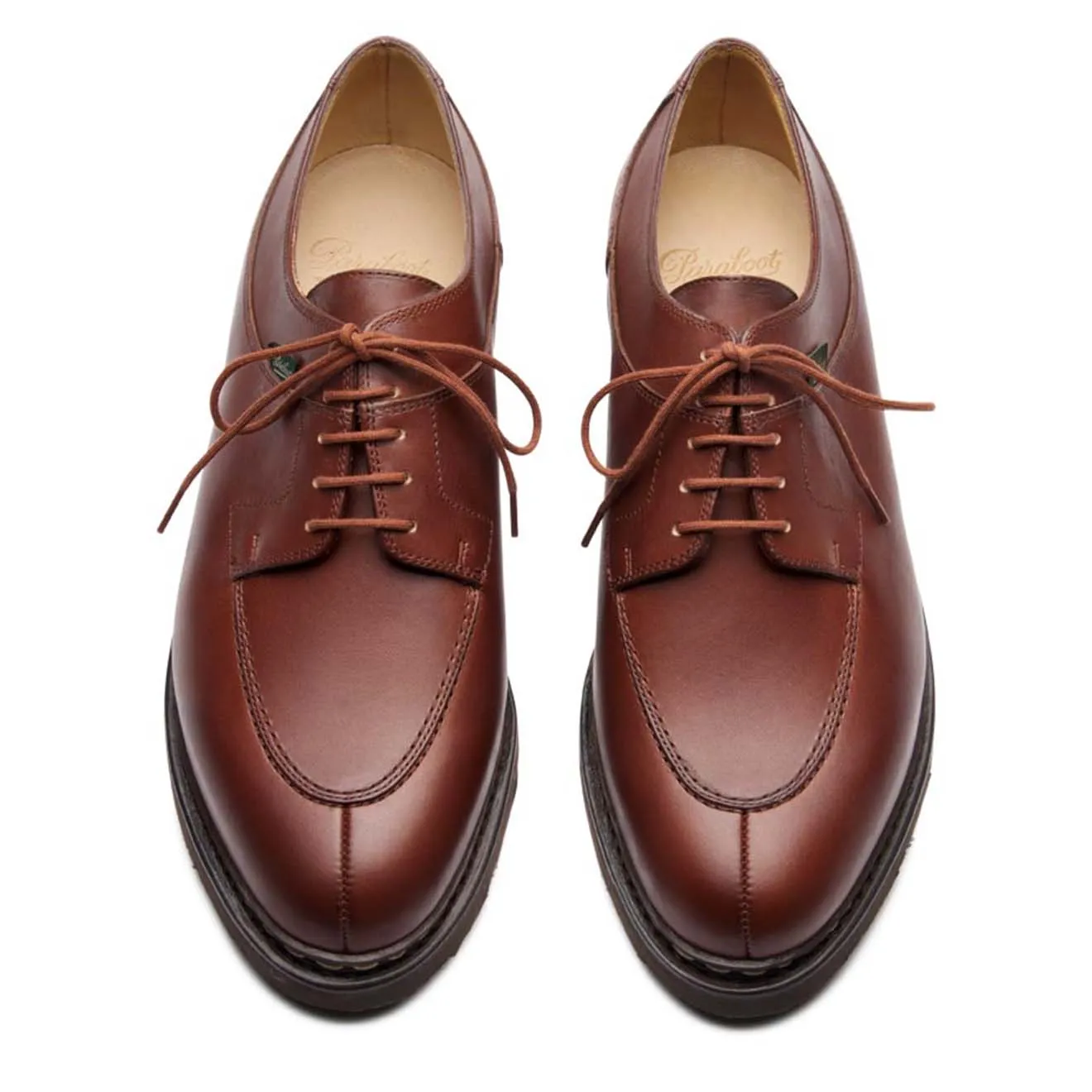 Chaussure Paraboot Avignon en Cuir Lisse Marron