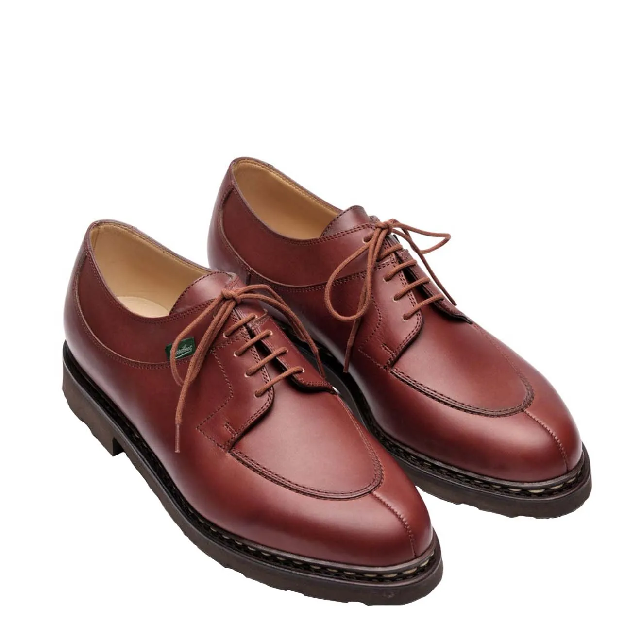 Chaussure Paraboot Avignon en Cuir Lisse Marron
