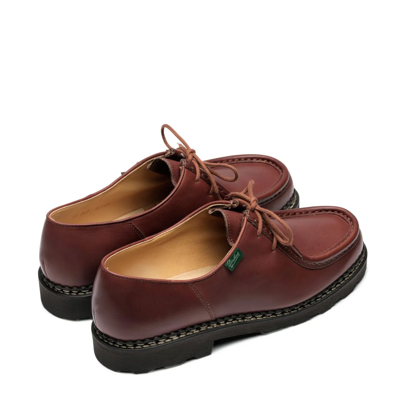 Chaussure Paraboot Michael en cuir lisse marron