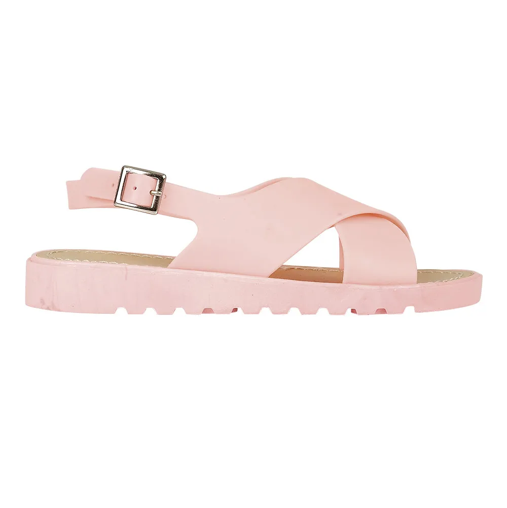 Chaussures Plates Roses