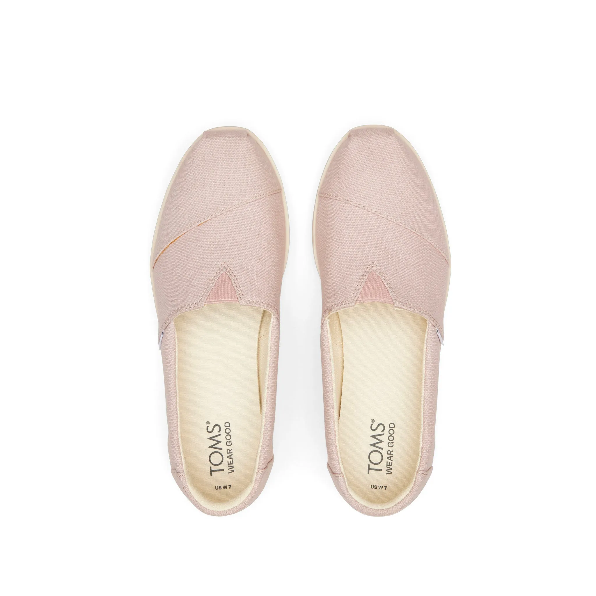 Espadrille Alpargata rose à tige moyenne