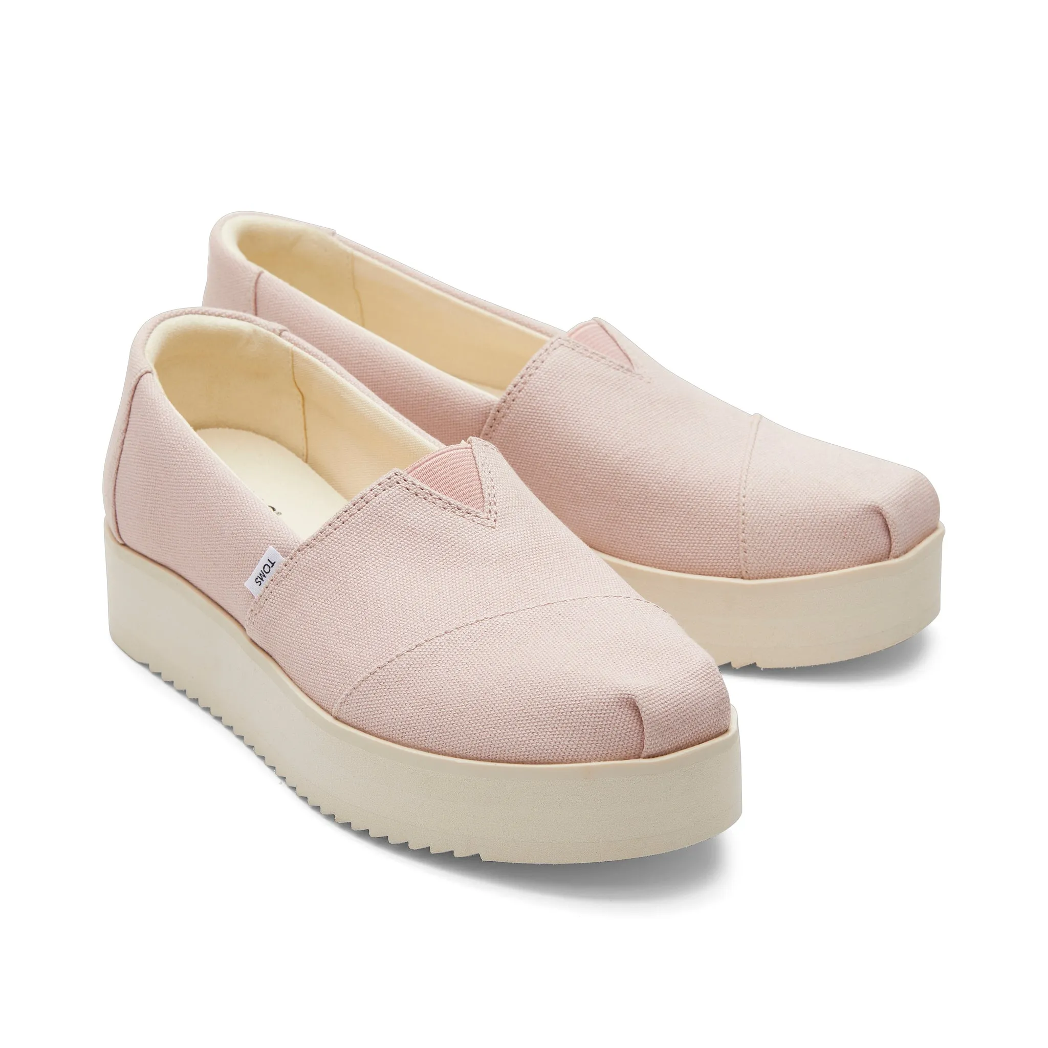 Espadrille Alpargata rose à tige moyenne
