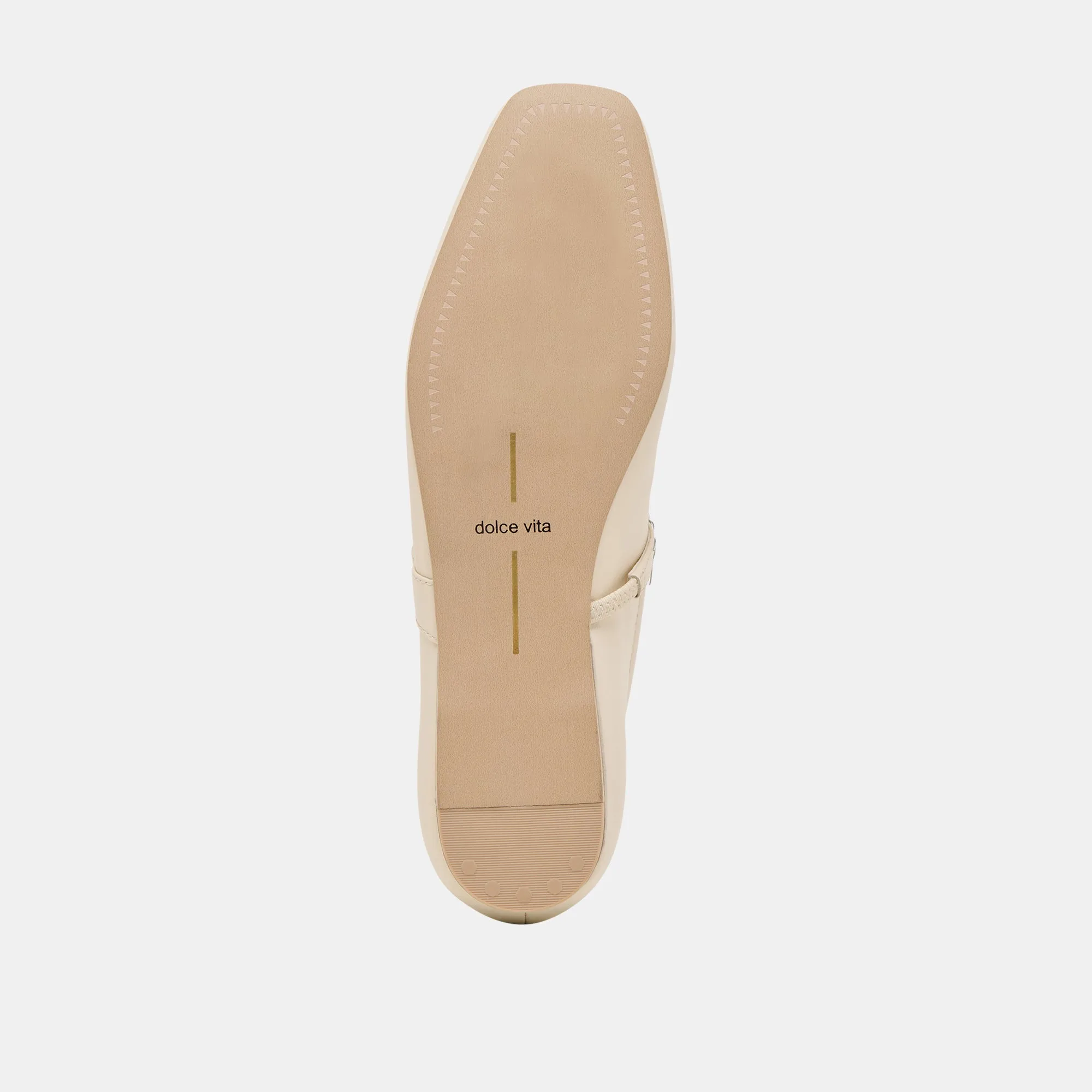BALLERINES RADYA EN CUIR CRÈME