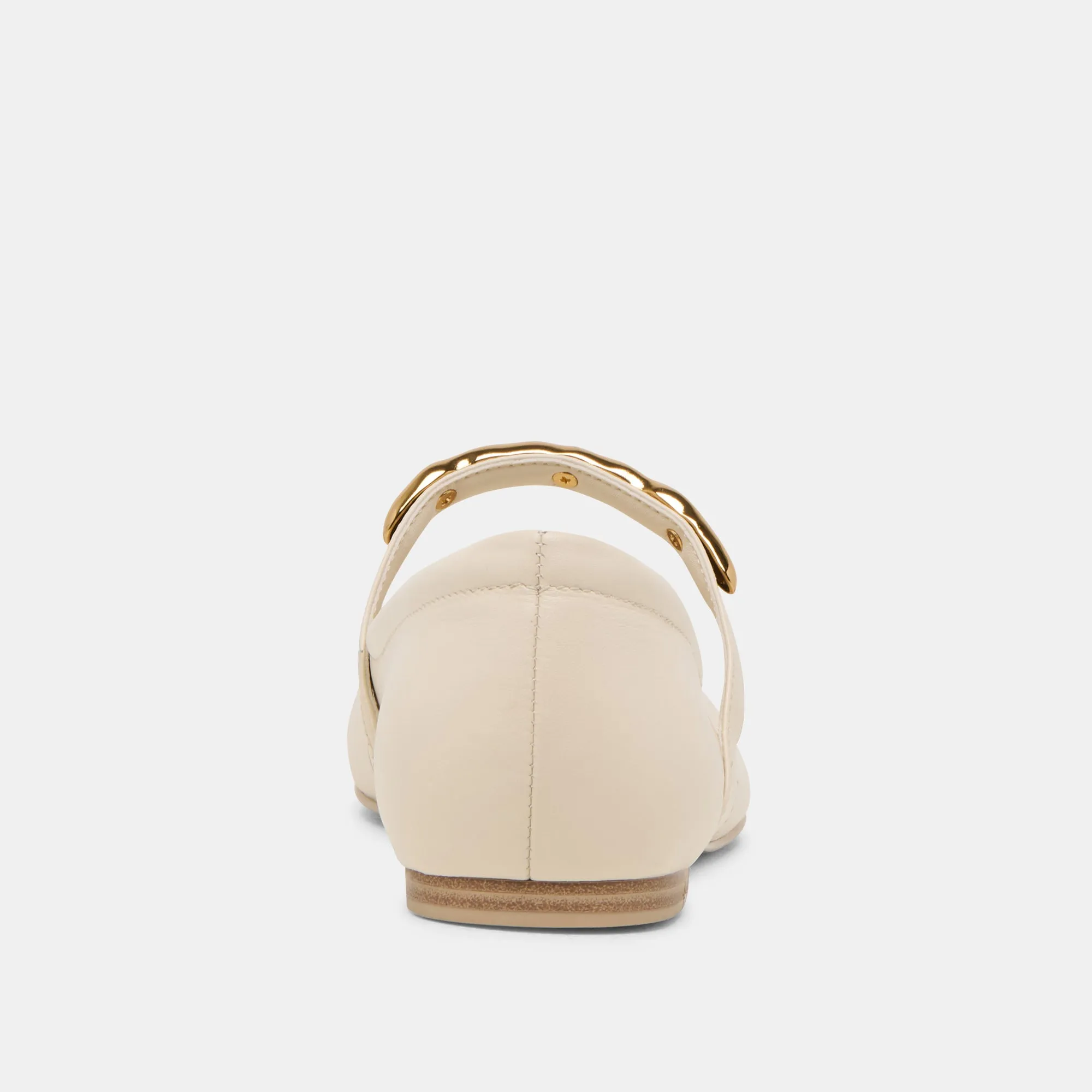 BALLERINES RADYA EN CUIR CRÈME