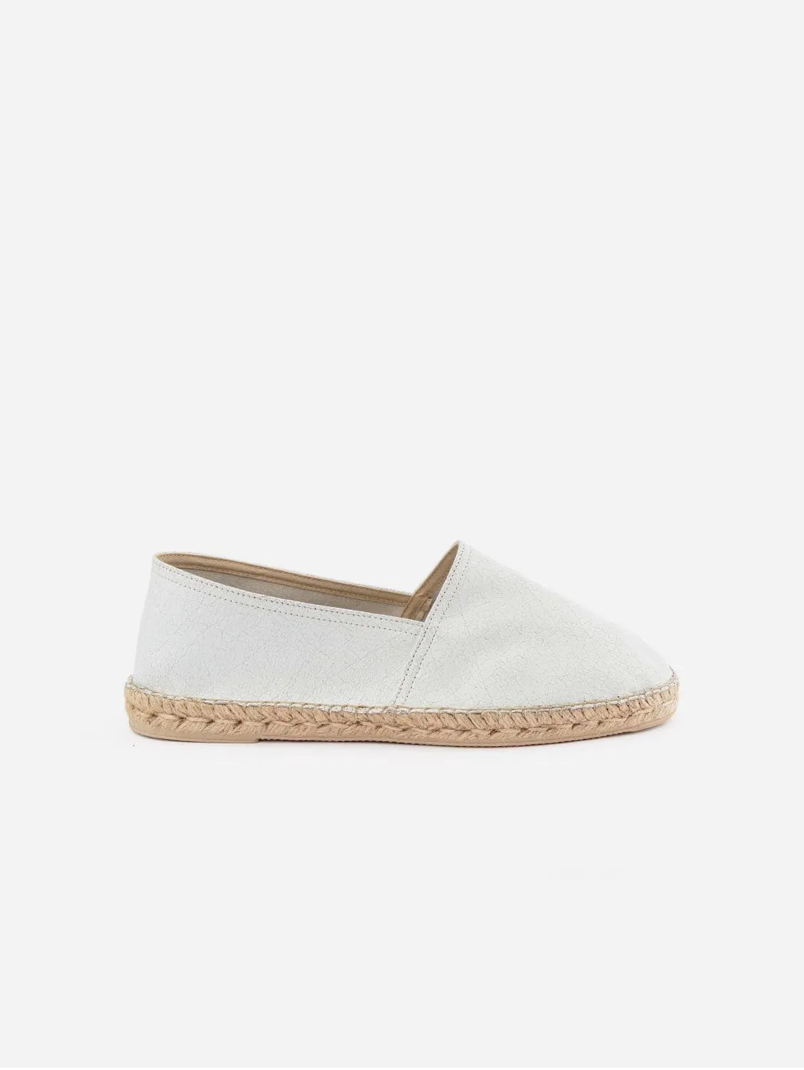 RC Espadrilles unisexes véganes | Blanc usé