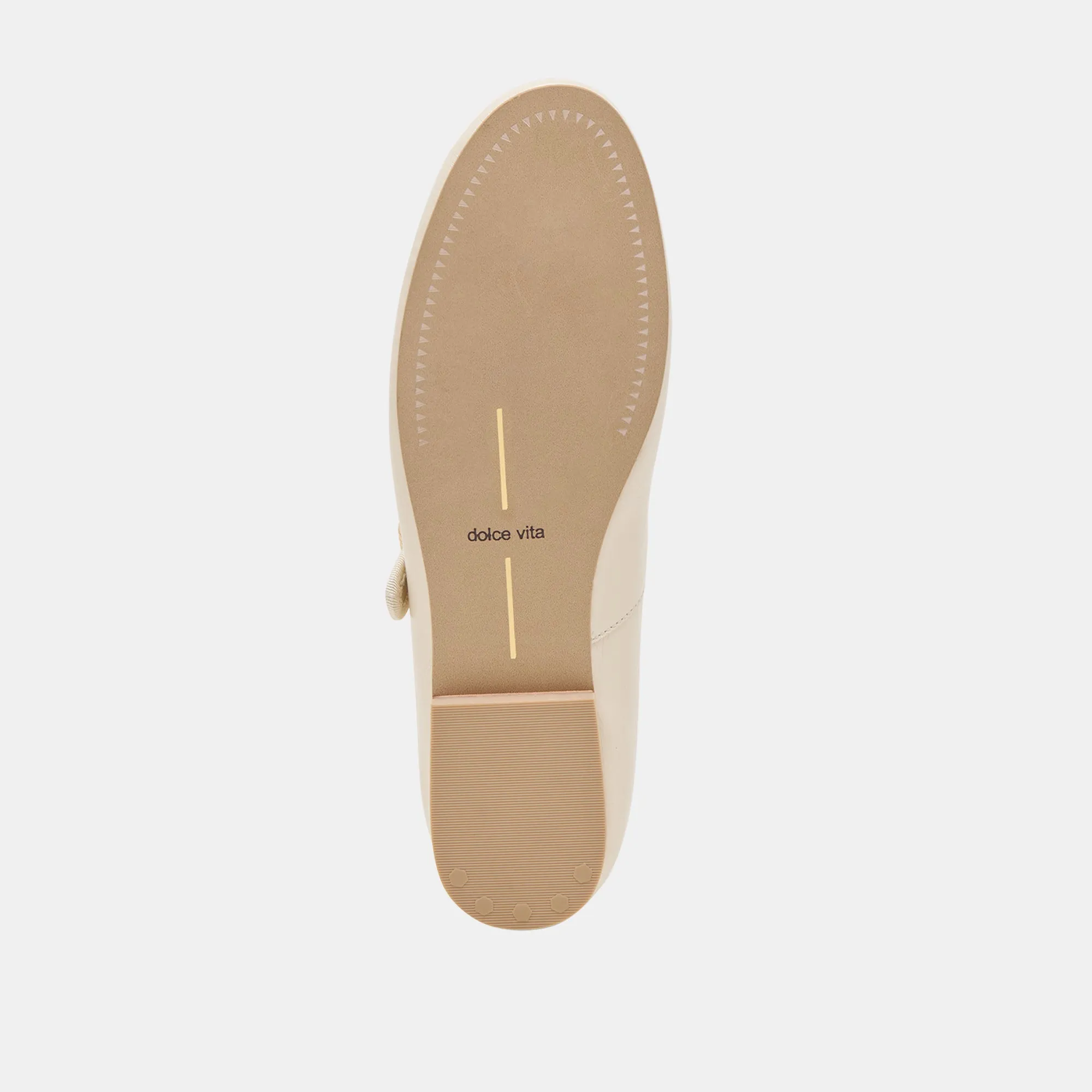 RELAN BALLERINES BLANC CASSÉ CUIR