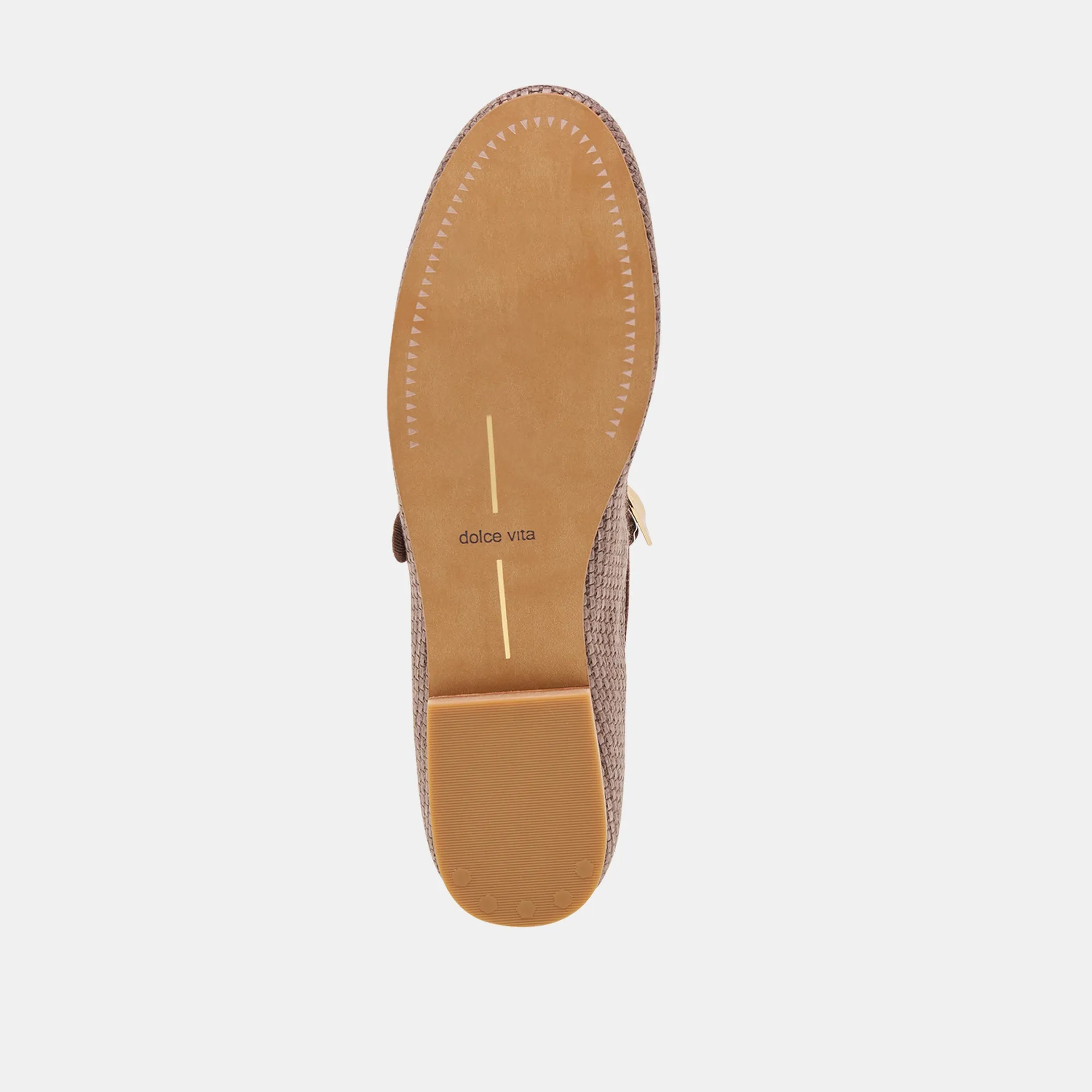 RELAN BALLET FLATS NOIX RAFFIA