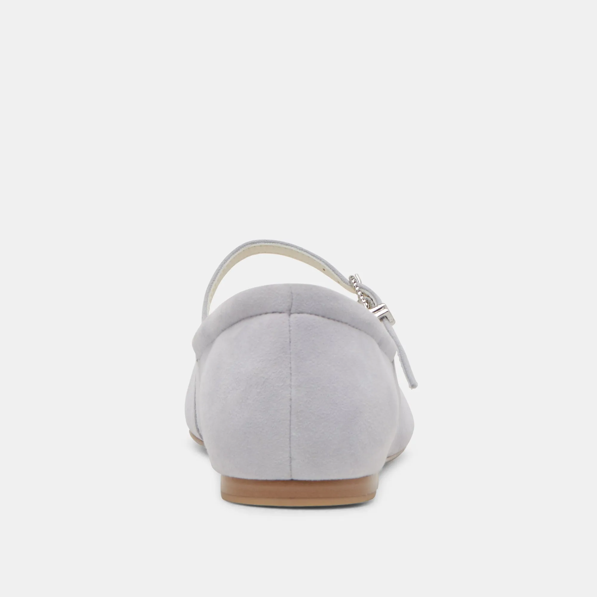 BALLERINES REYES EN DAIM BLEU PÂLE