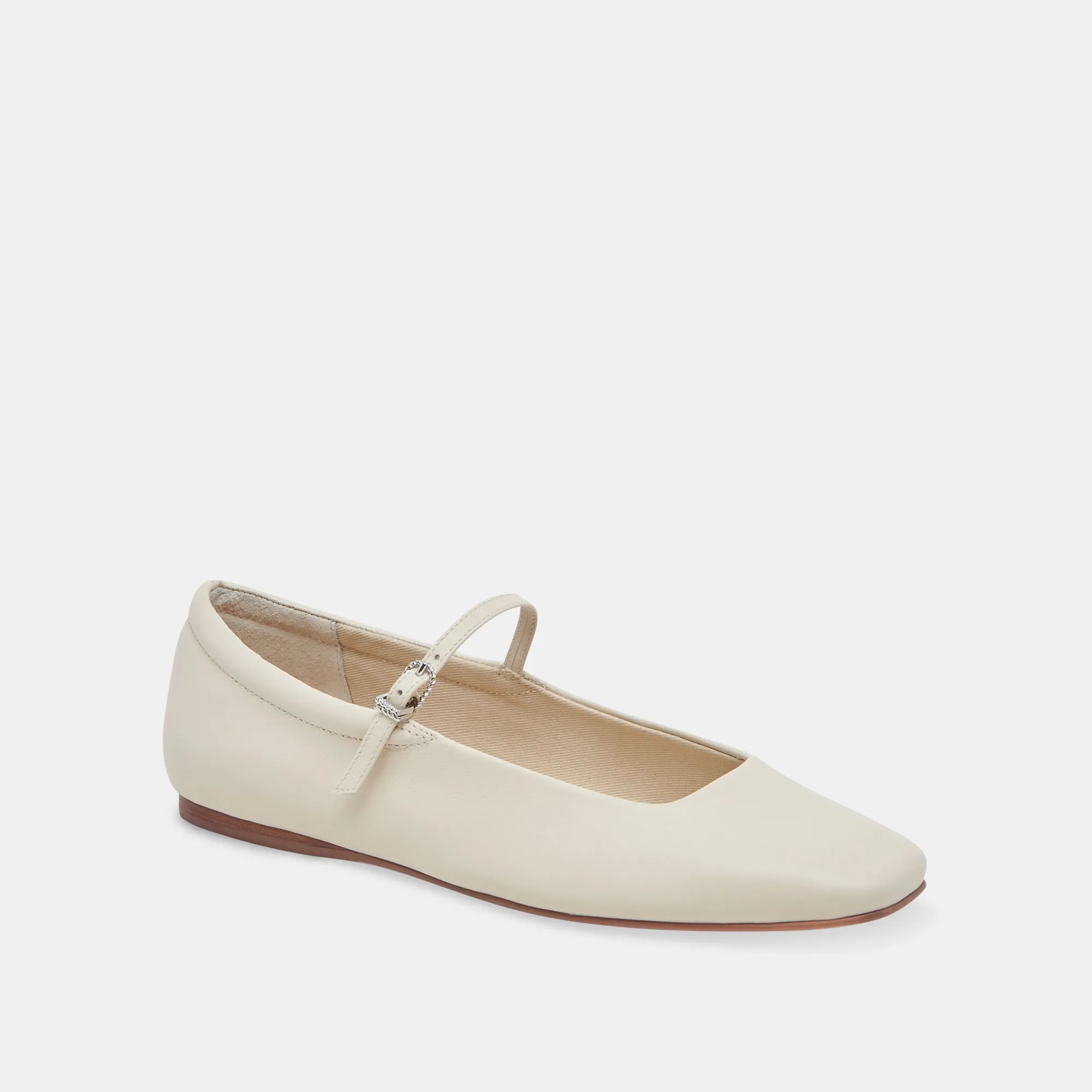 BALLERINES REYES EN CUIR IVOIRE