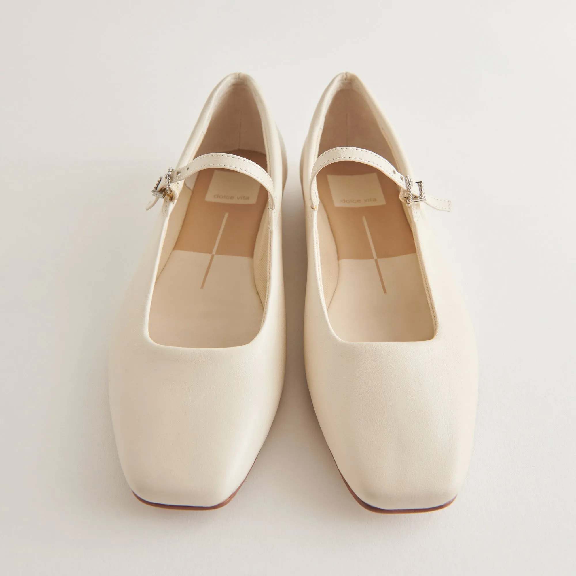 BALLERINES REYES EN CUIR IVOIRE