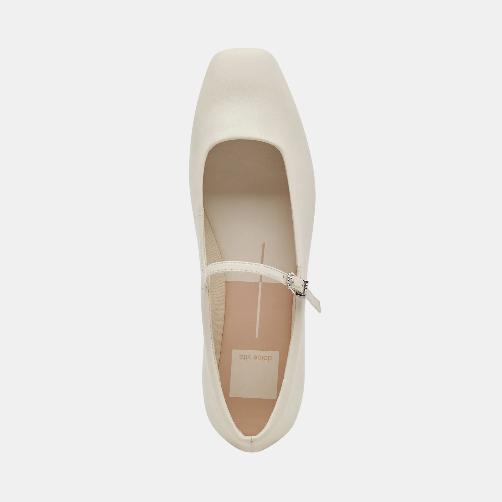 BALLERINES REYES EN CUIR IVOIRE