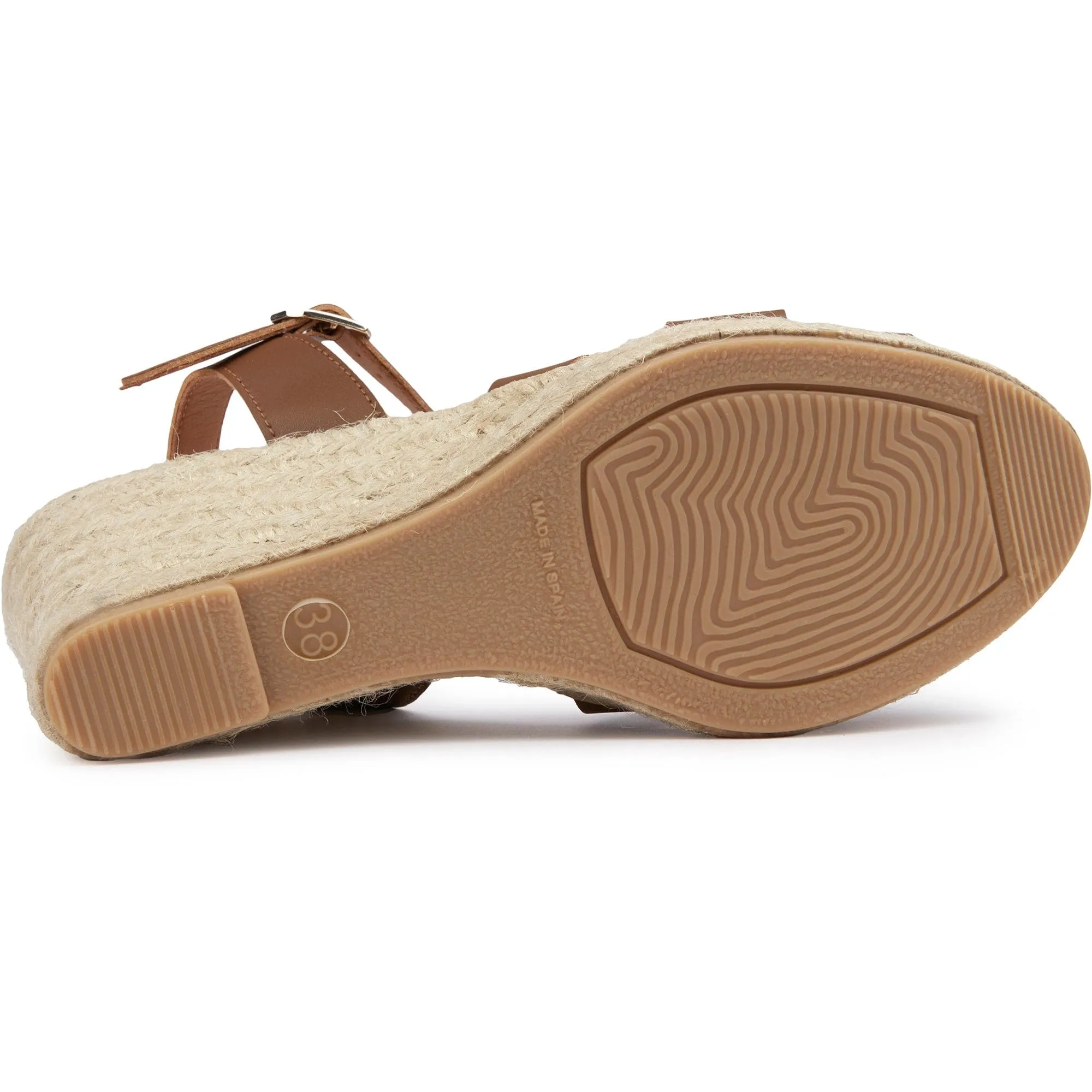 Escarpins compensés en simili-cuir vegan pour femmes Rhubarb | Beige