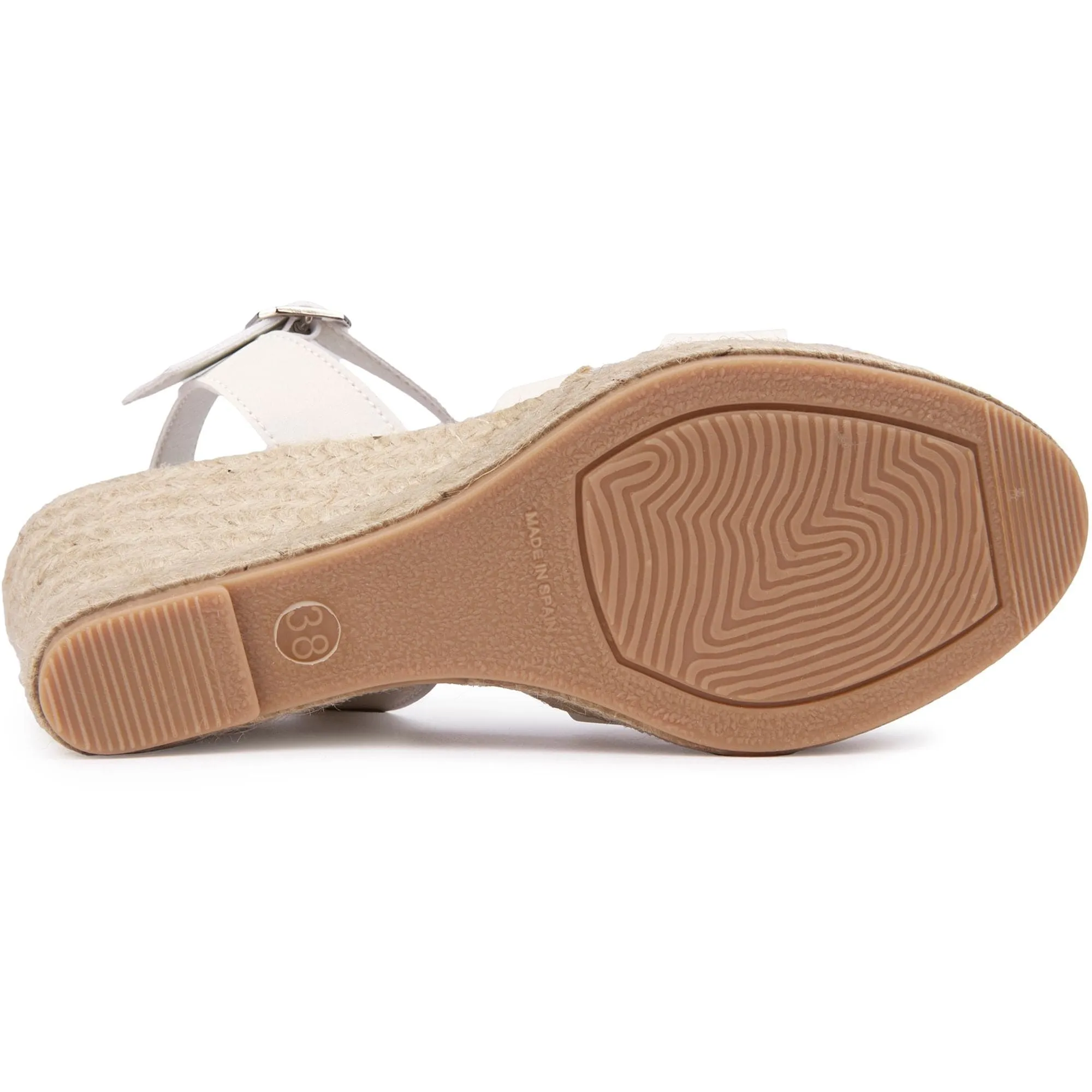 Escarpins à plateforme en simili cuir vegan pour femmes Rhubarb | Blanc