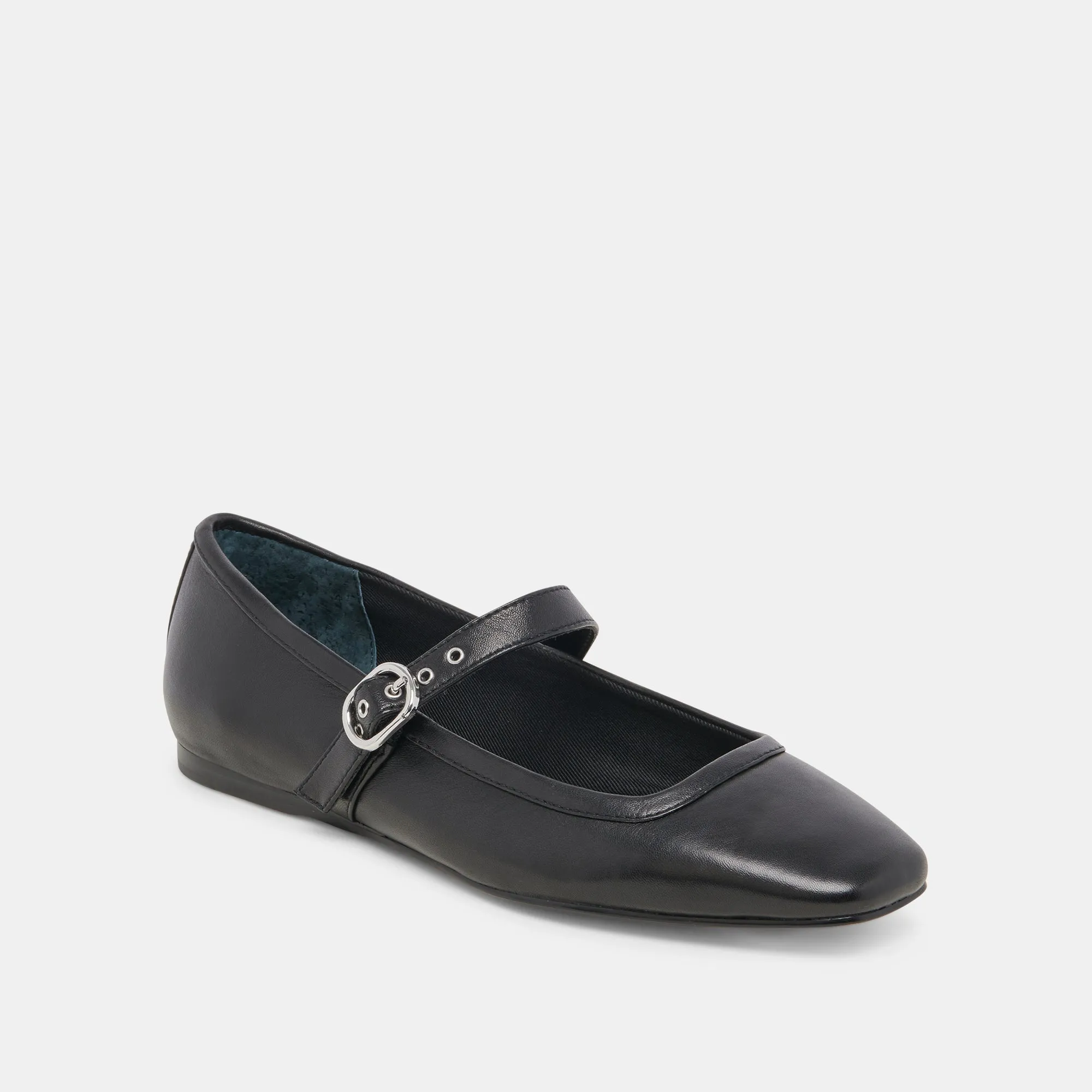 BALLERINES RODNI EN CUIR NOIR