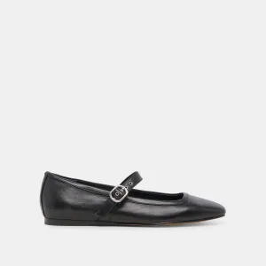 BALLERINES RODNI EN CUIR NOIR