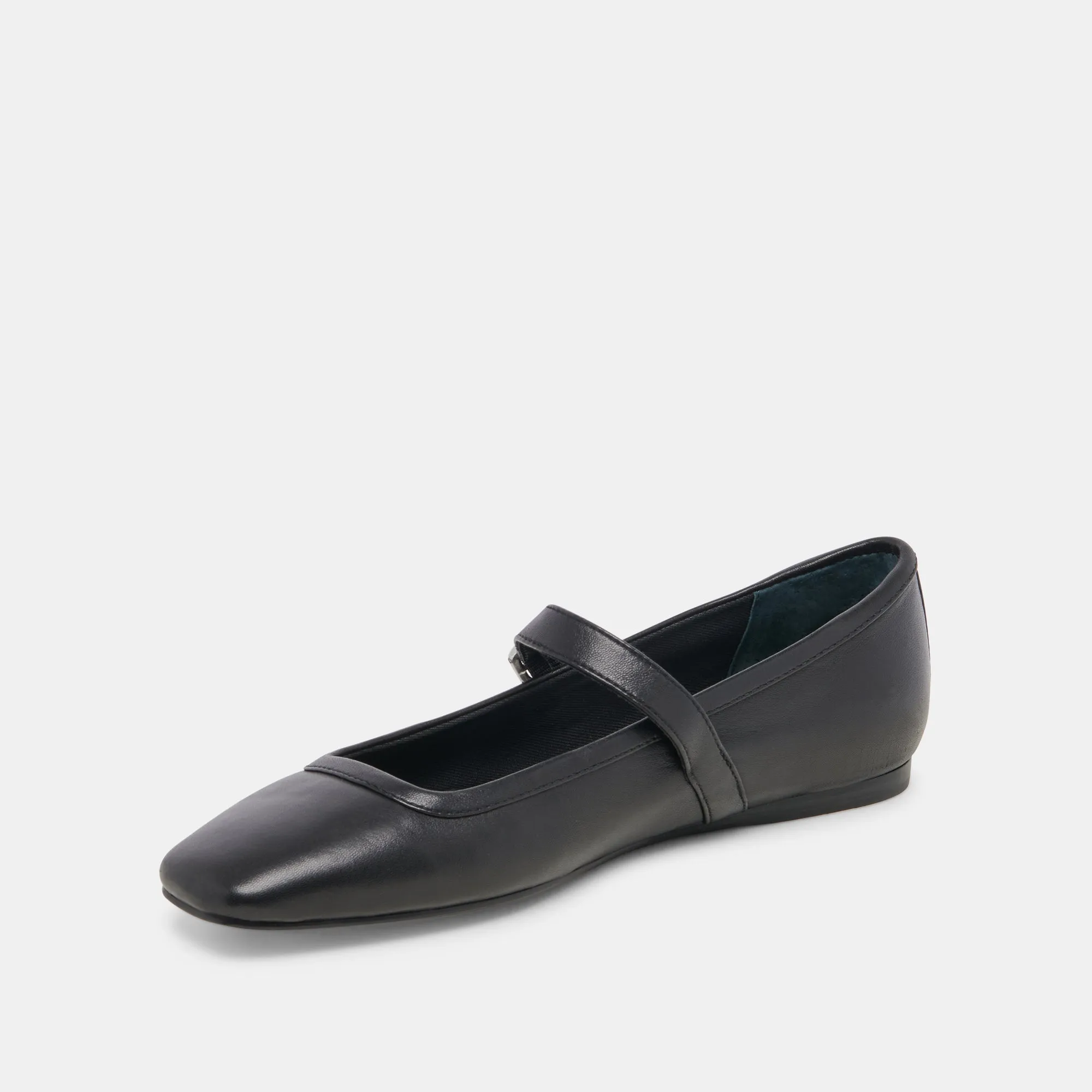 BALLERINES RODNI EN CUIR NOIR