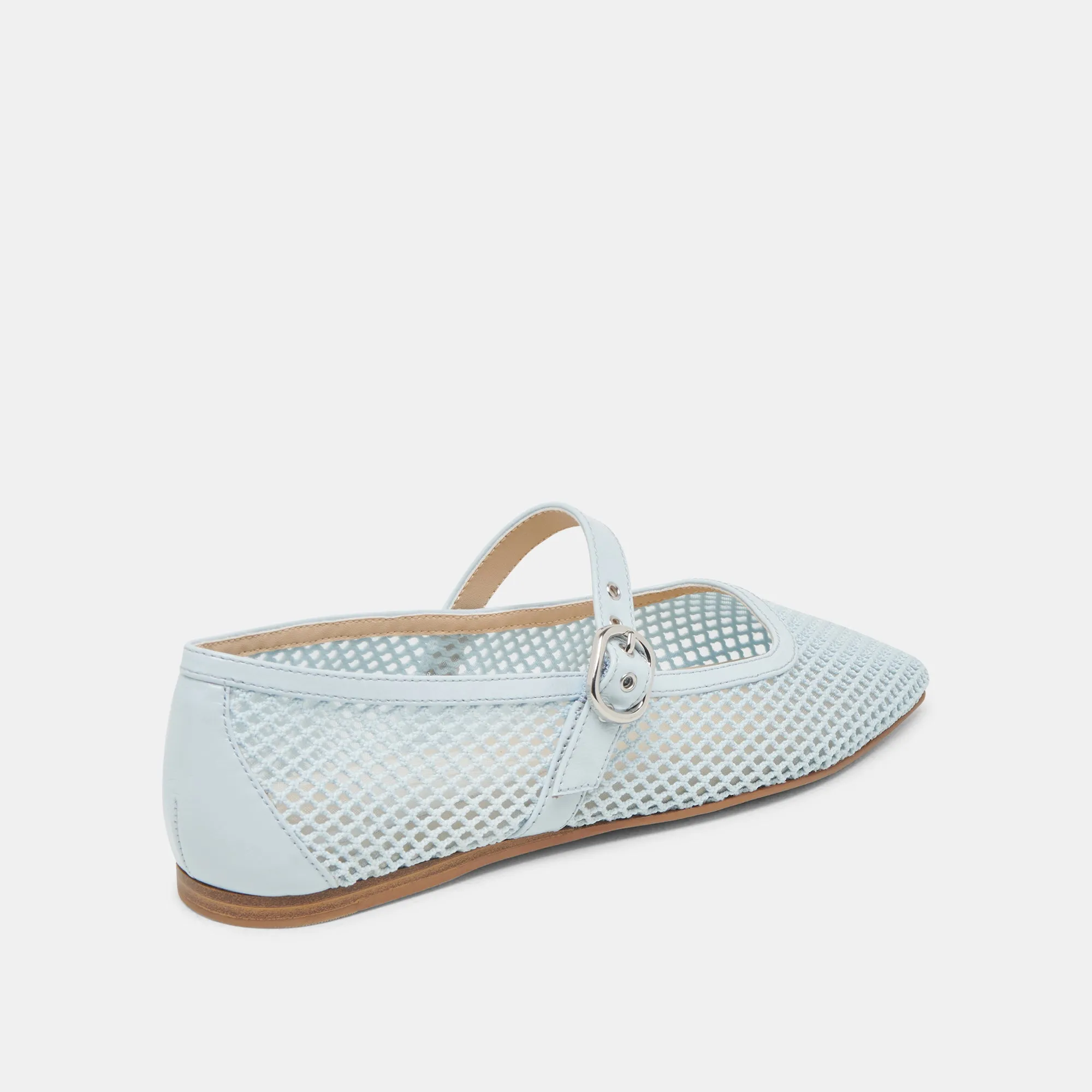 RODNI Ballerines en Mesh Bleu Clair
