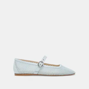 RODNI Ballerines en Mesh Bleu Clair