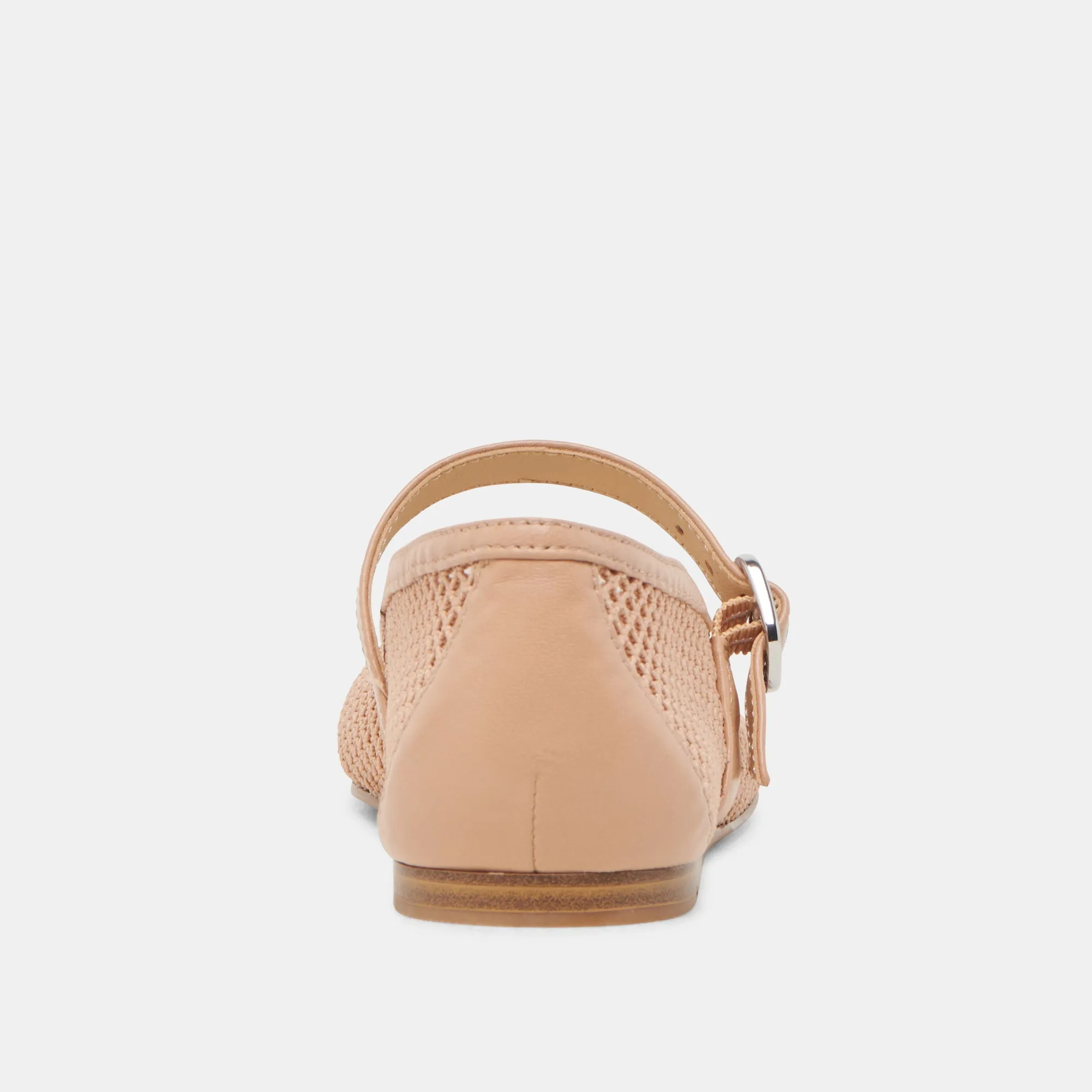 RODNI BALLERINES EN MAILLE TISSÉE BEIGE CLAIR
