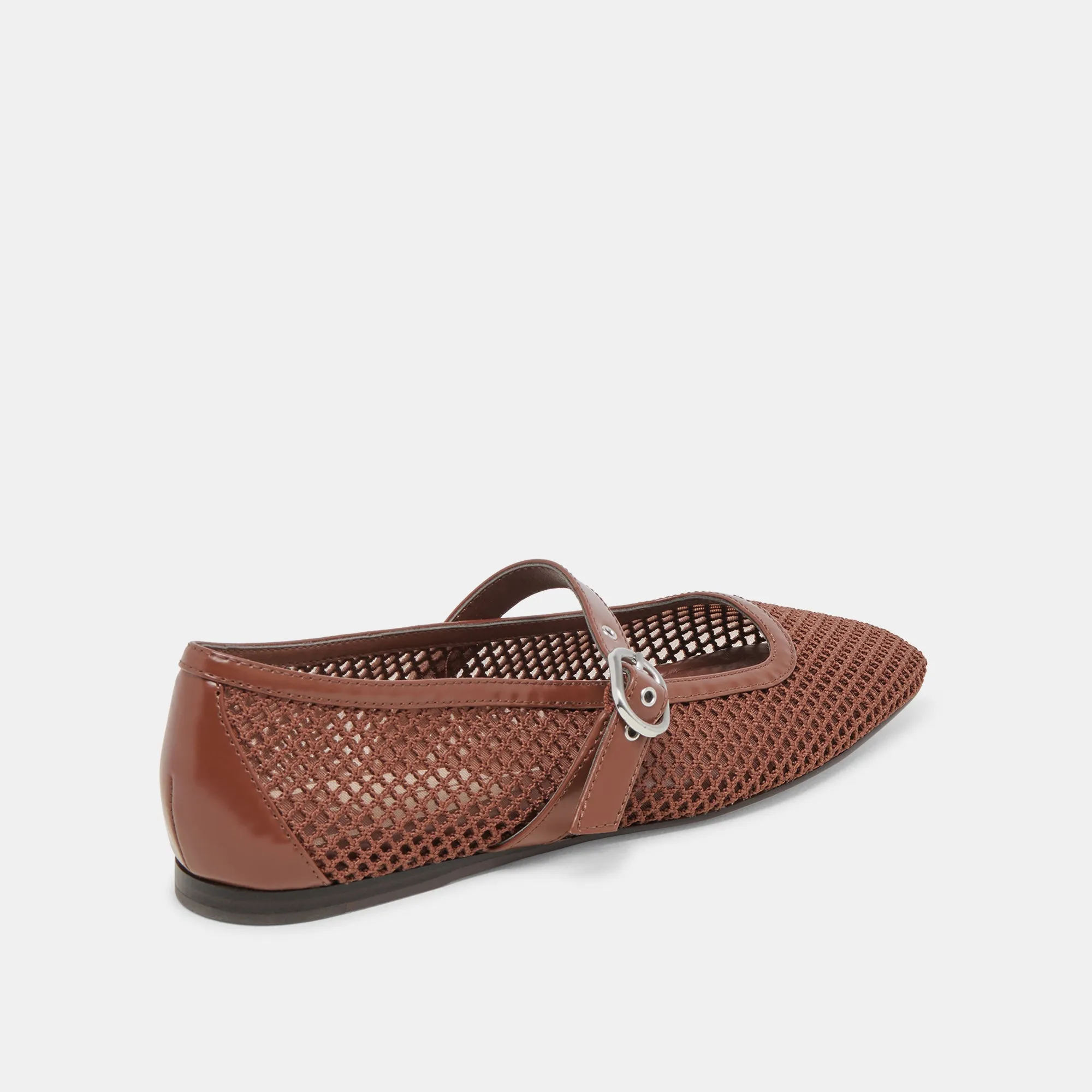 RODNI Ballerines en Maille Tressée Toffee