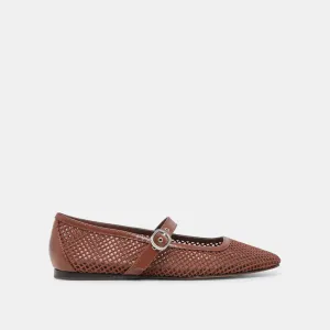 RODNI Ballerines en Maille Tressée Toffee