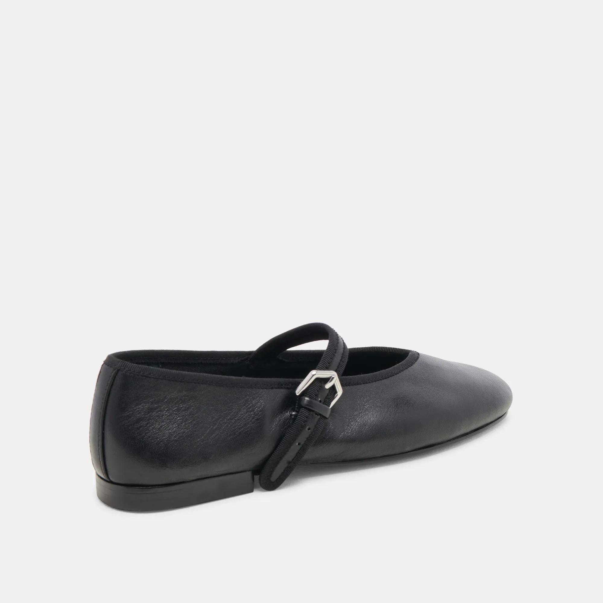 BALLERINES ROSLYN EN CUIR NOIR